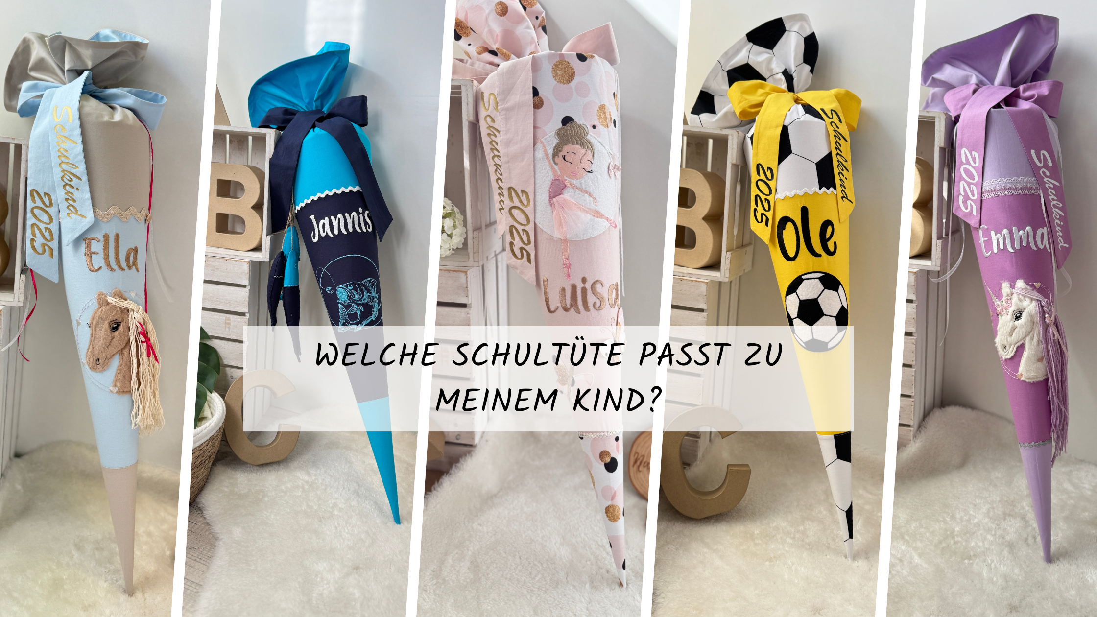 Welche Schultüte passt zu meinem Kind? – So findest du die perfekte Stoff‑Schultüte