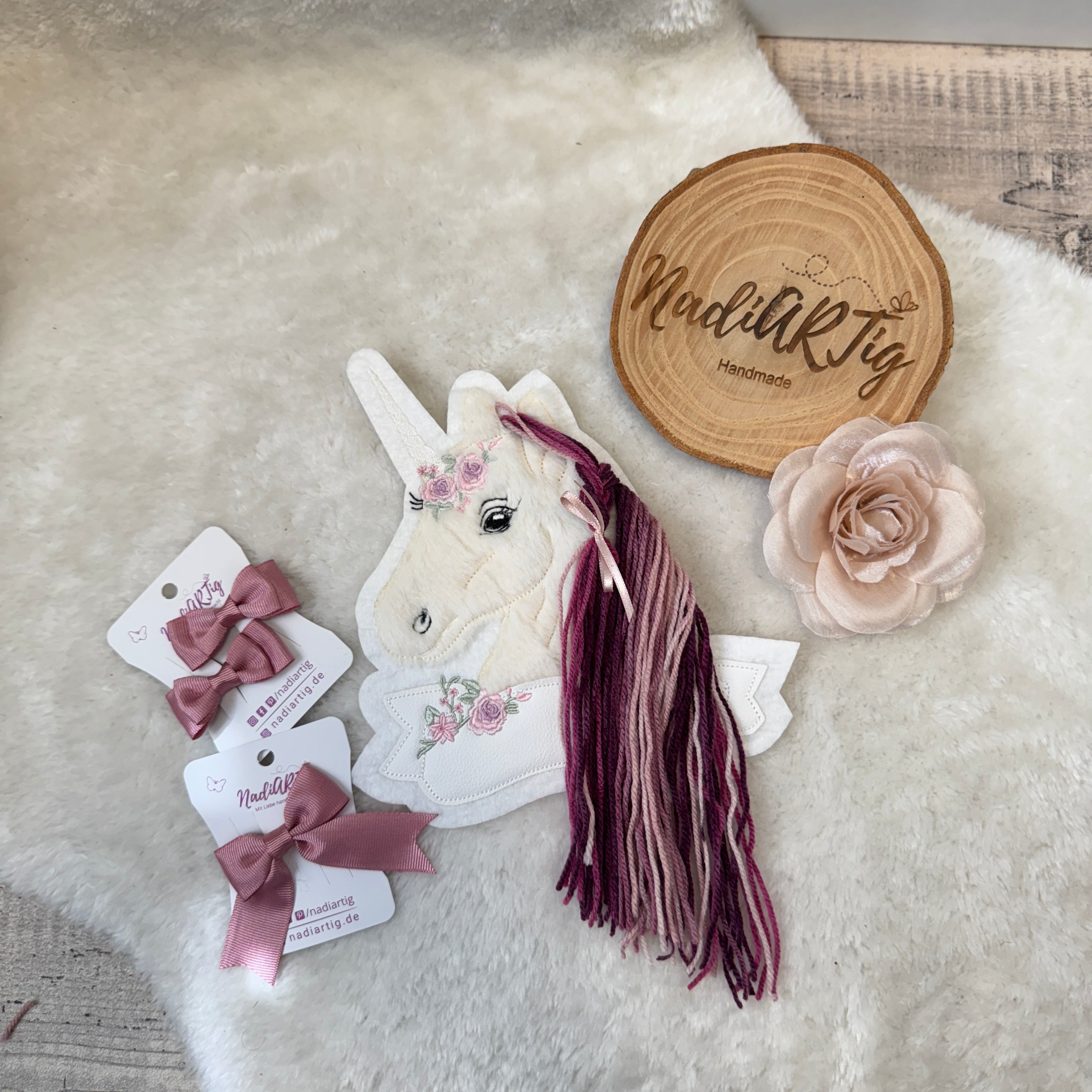 Einhorn #2 Patch/Aufnäher - Maulbeere