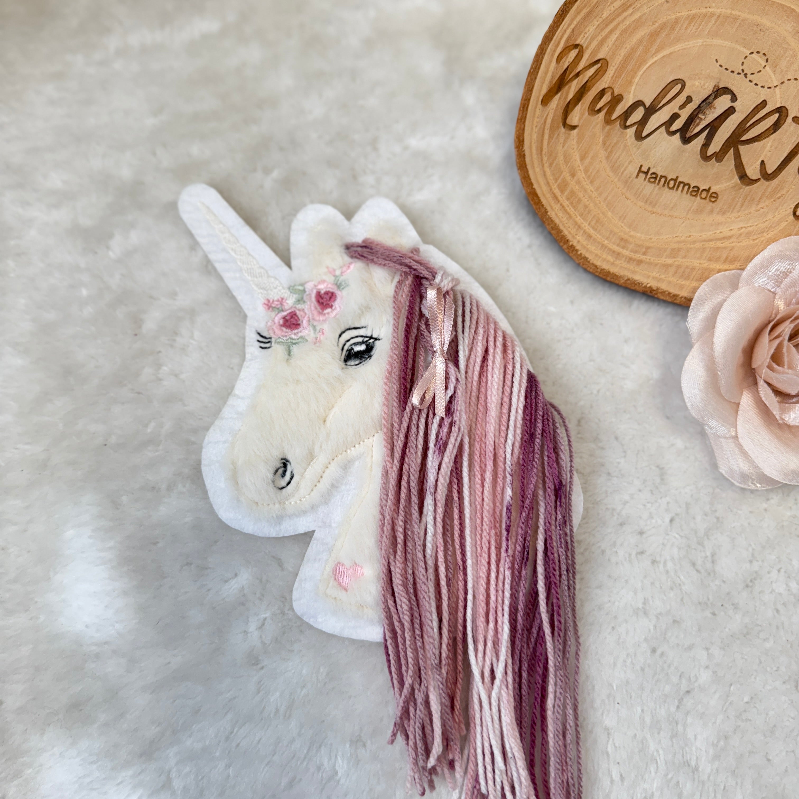 Einhorn Patch/Aufnäher - Maulbeere