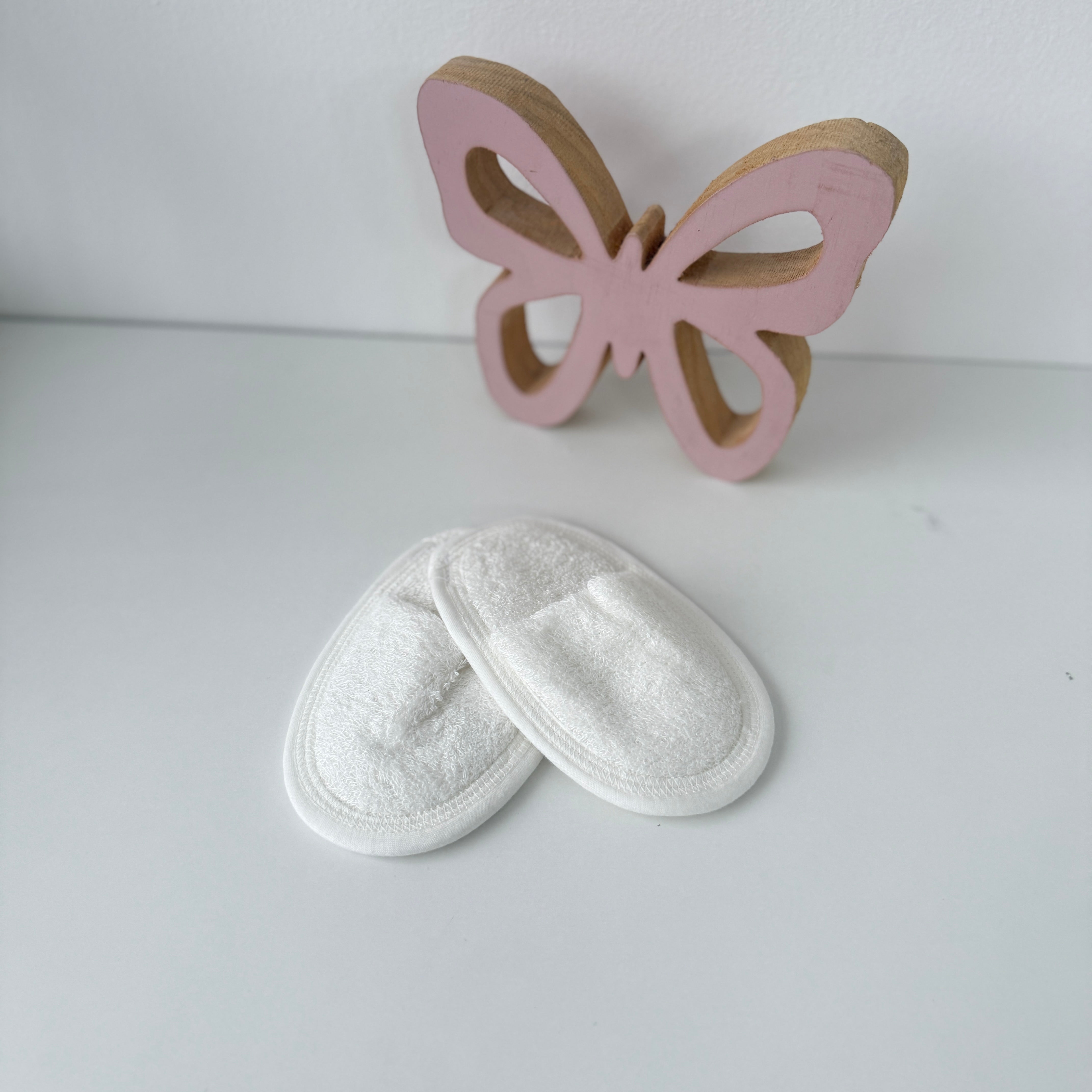 Kinderbademantel mit Namen & Initiale – Weiß (1–3 Jahre)