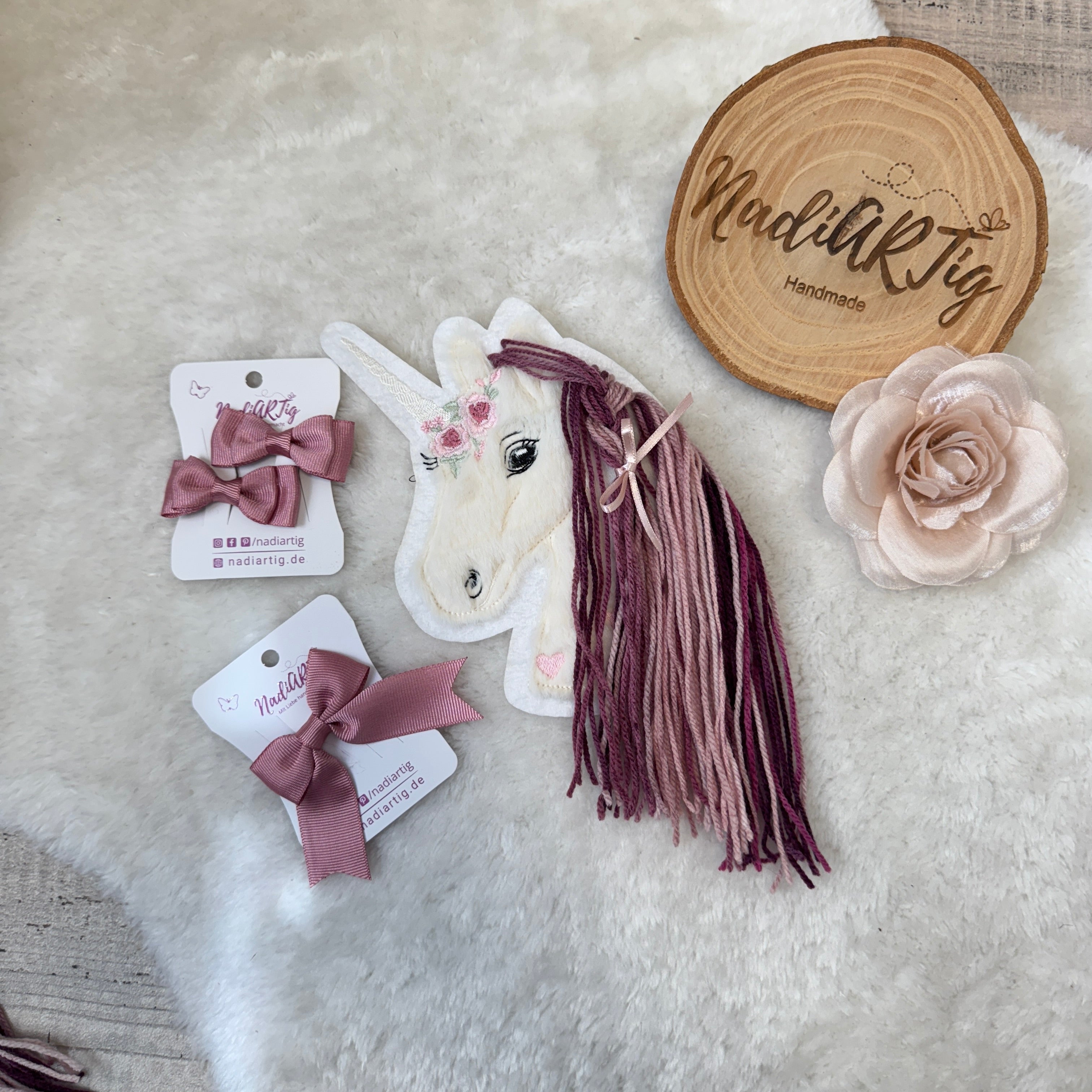 Einhorn Patch/Aufnäher - Maulbeere