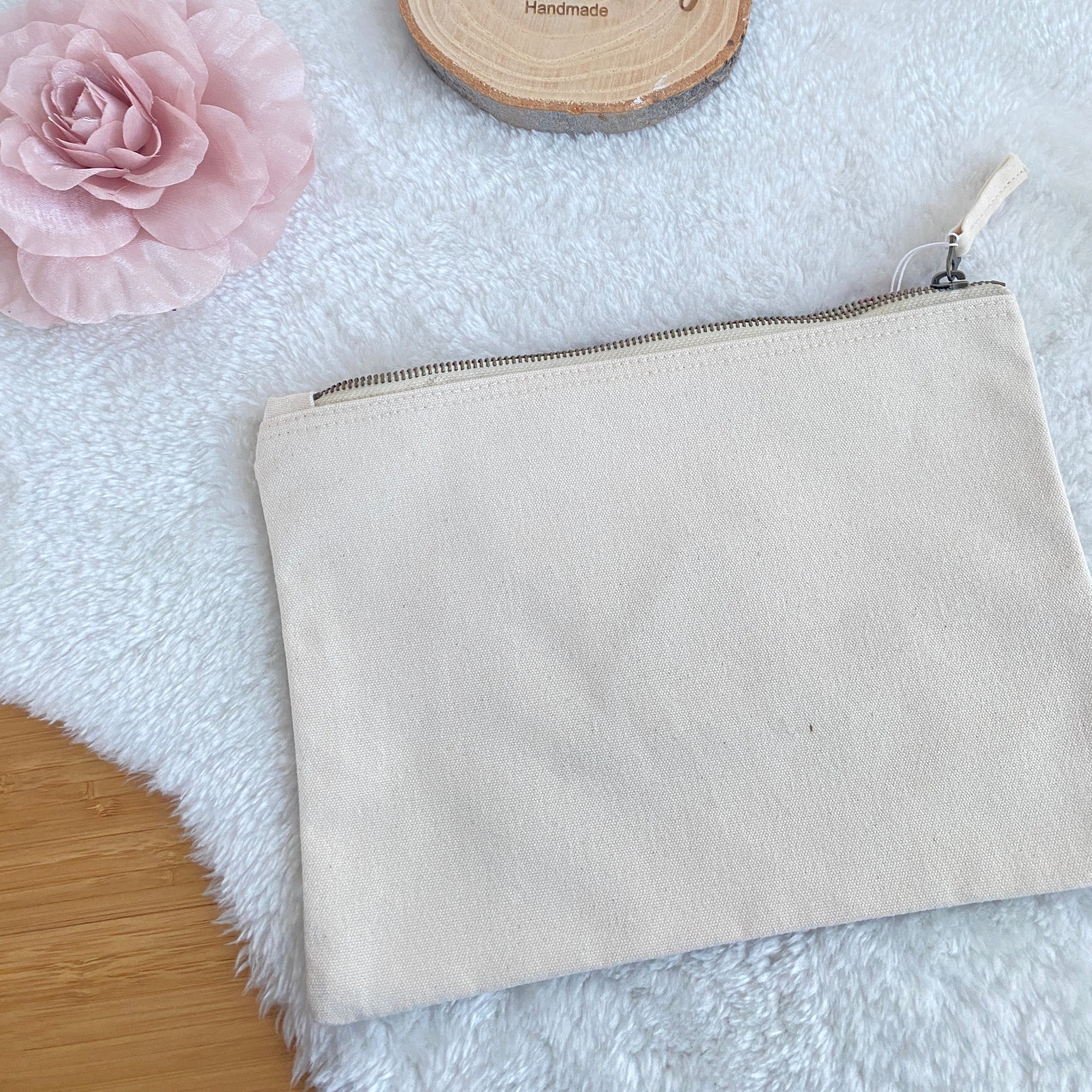 Canvas Tasche mit Namen und 3D-Schmetterling