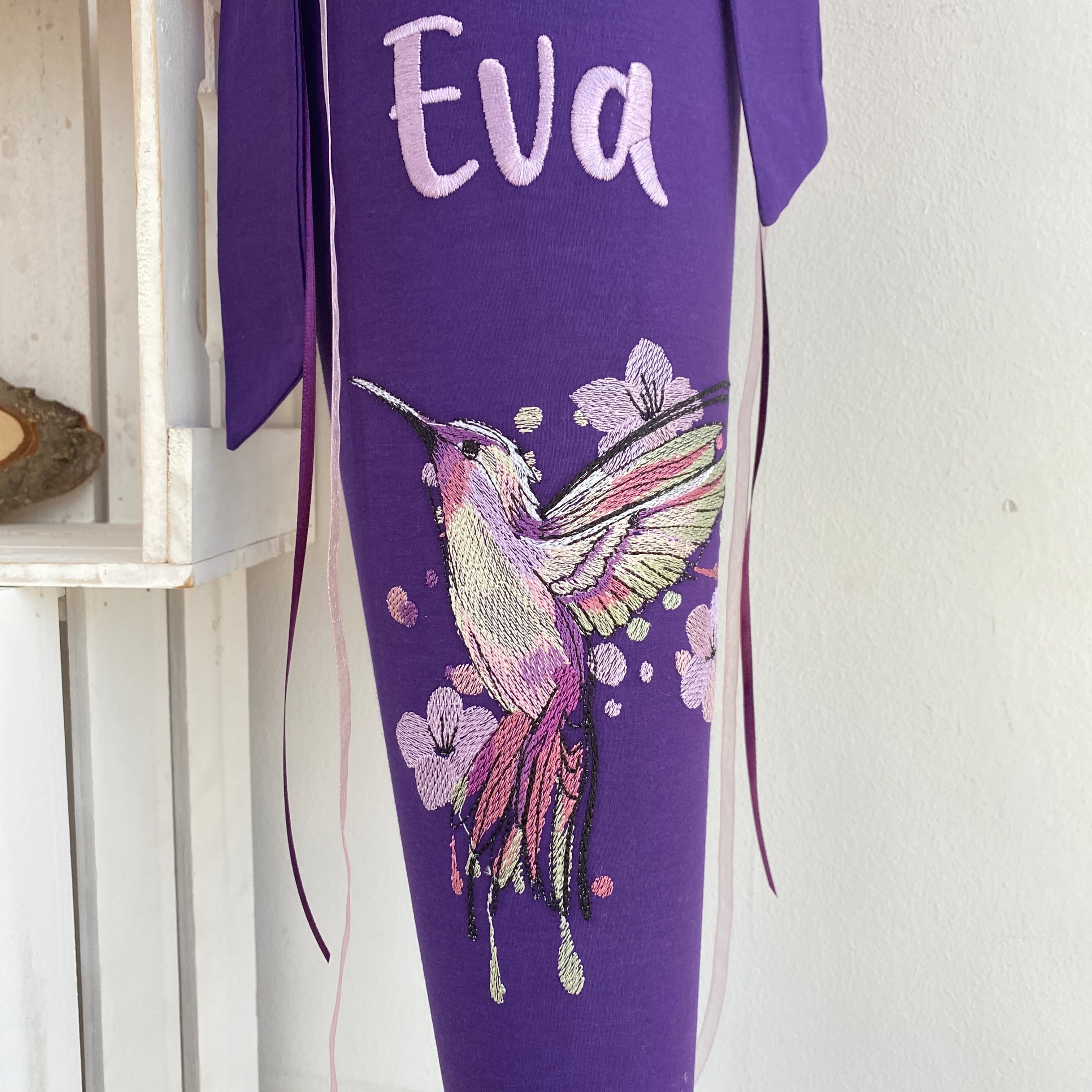 Schultüte Kolibri in lila