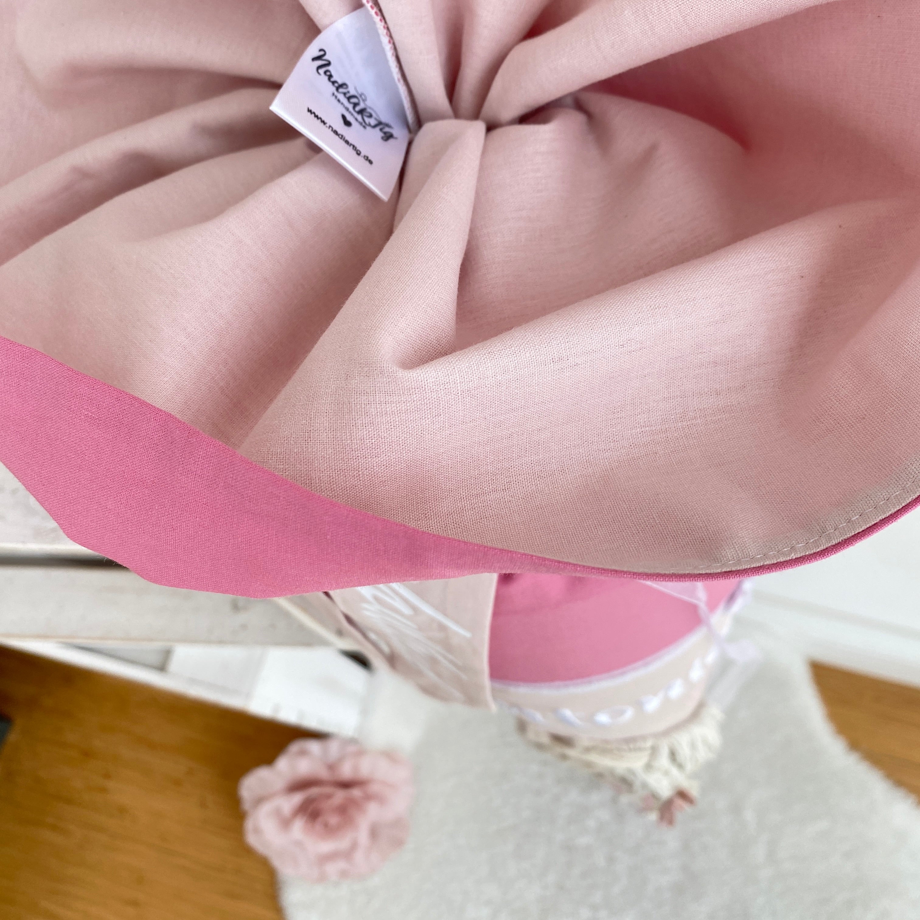 Schultüte Boho Pony in altrosa/puderrosé