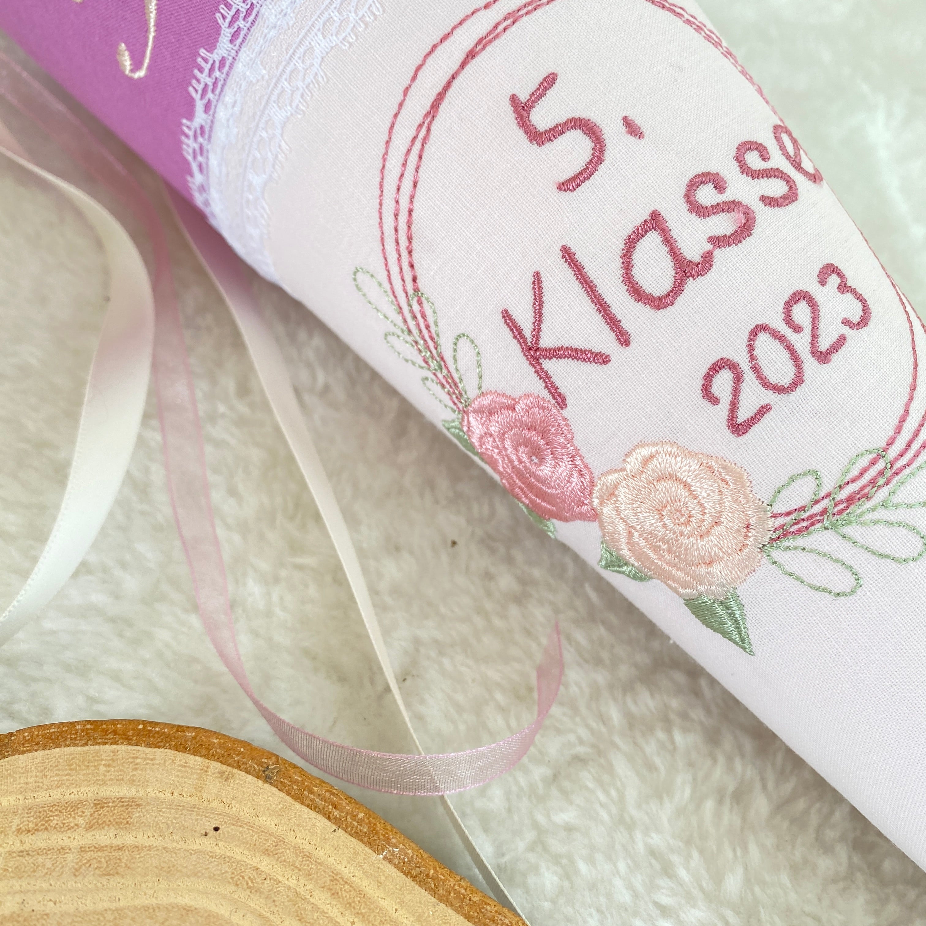 Kleine Schultüte mit Name / 5. Klasse