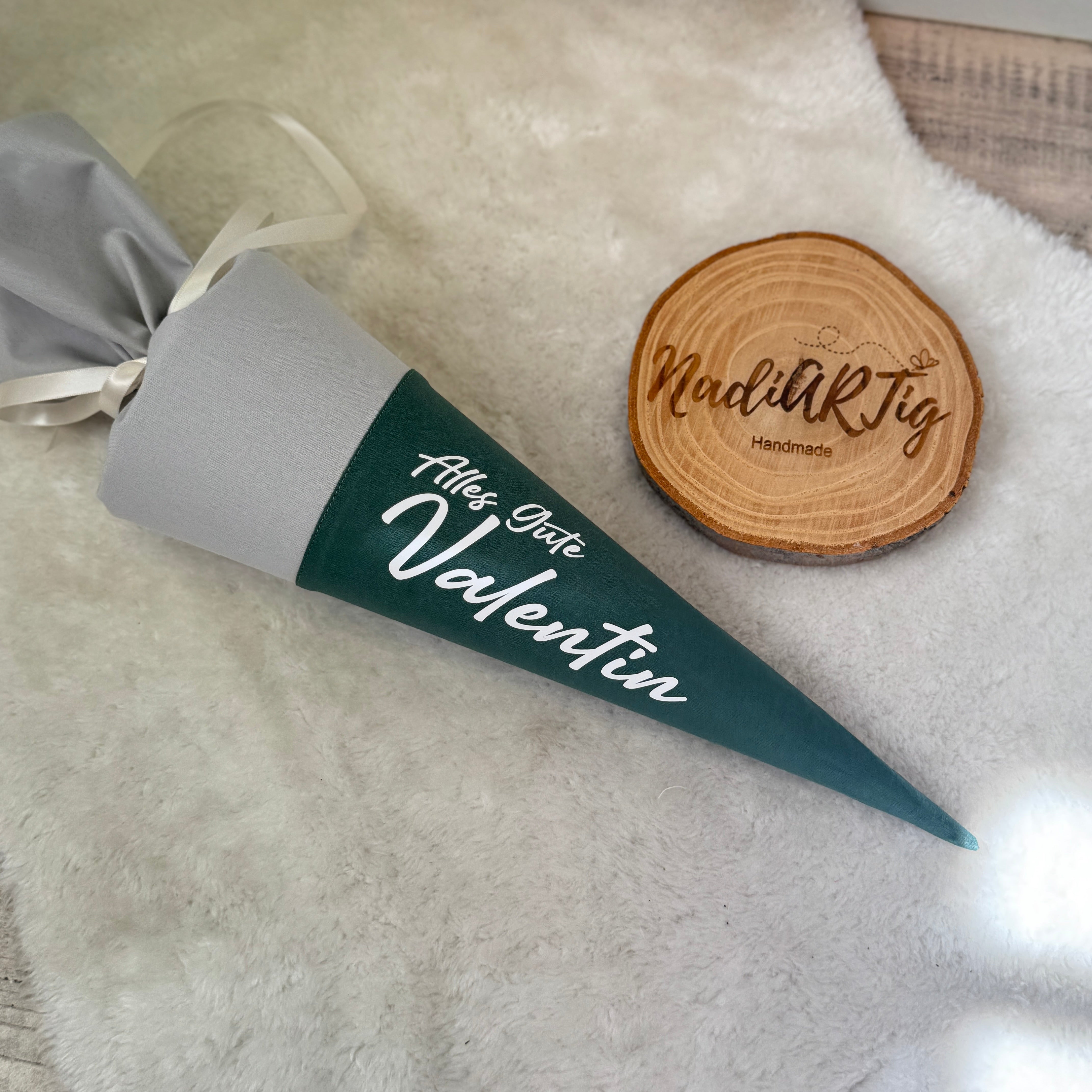 Schultüte Uni - verschiedene Farben möglich