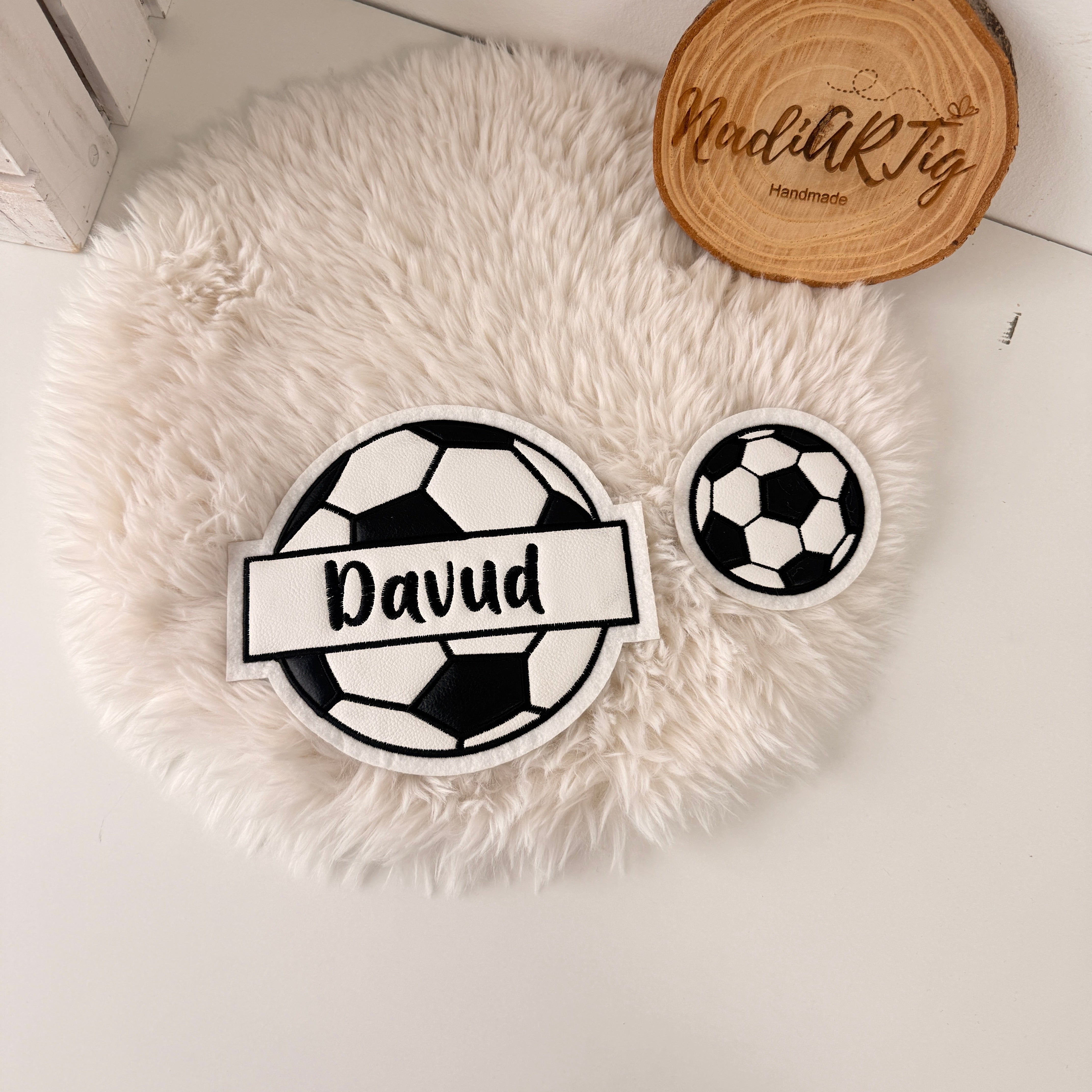 Fußball Patch/Aufnäher - in 2 Größen