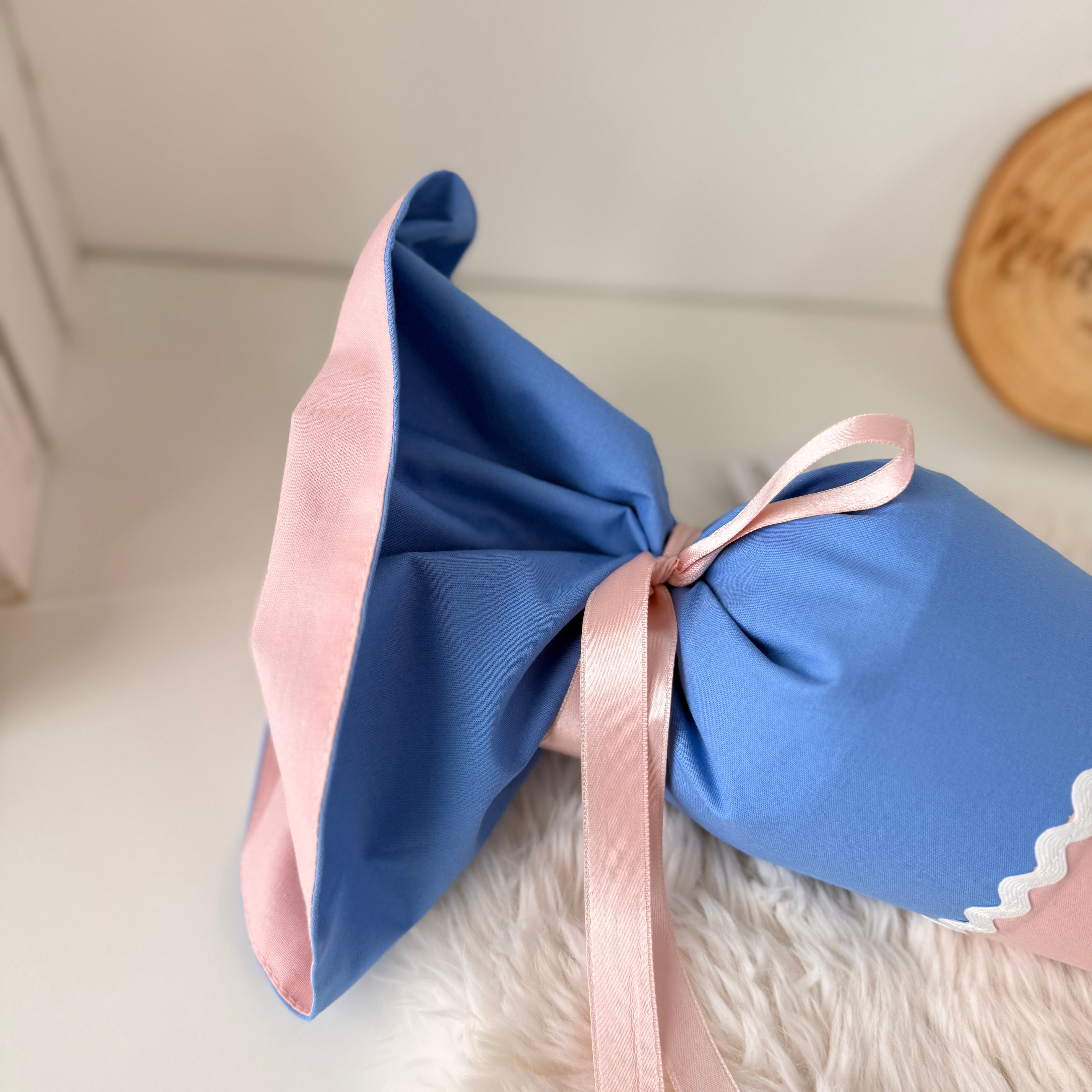 Geschwister-Schultüte in blau/puder