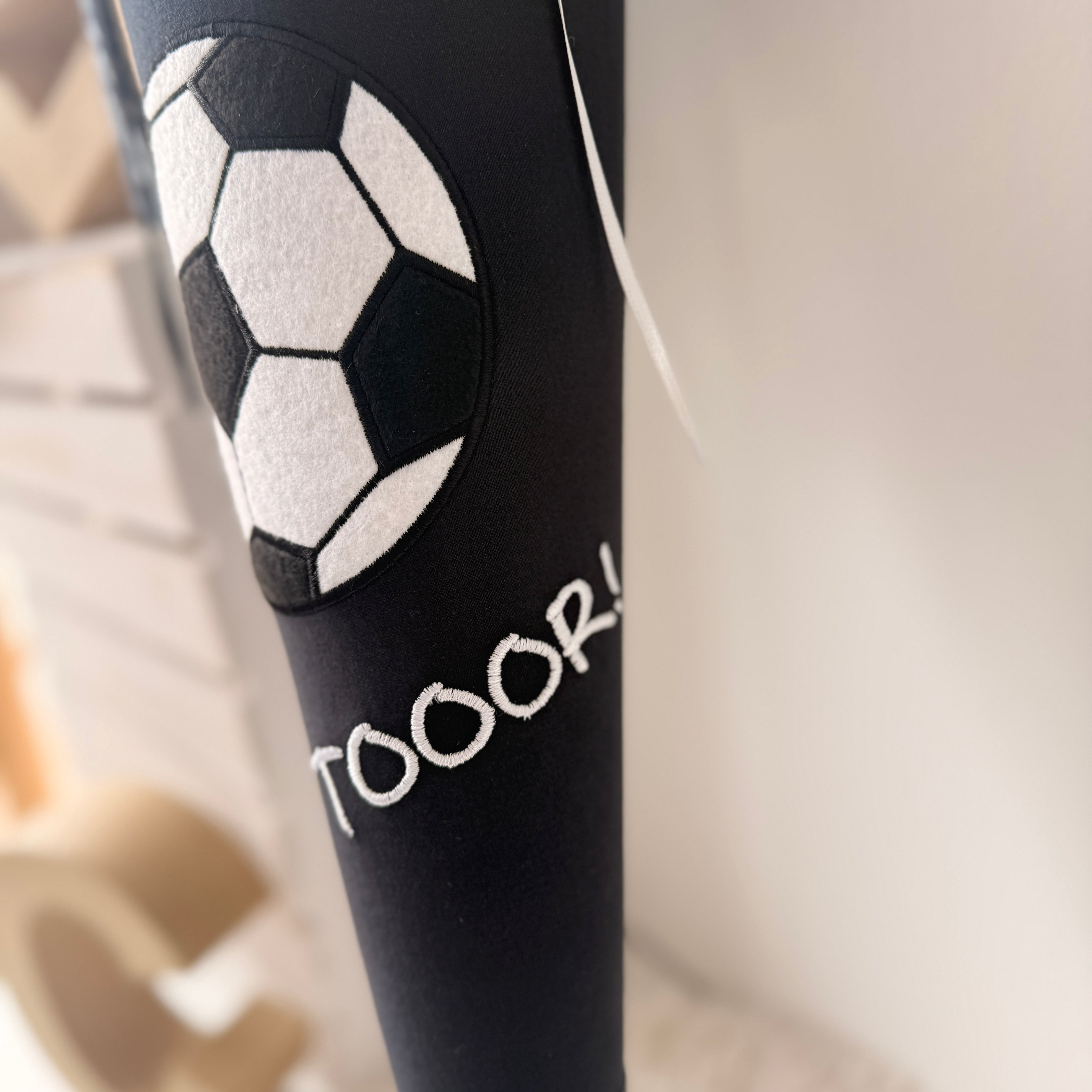 Schultüte Fußball in schwarz/weiß