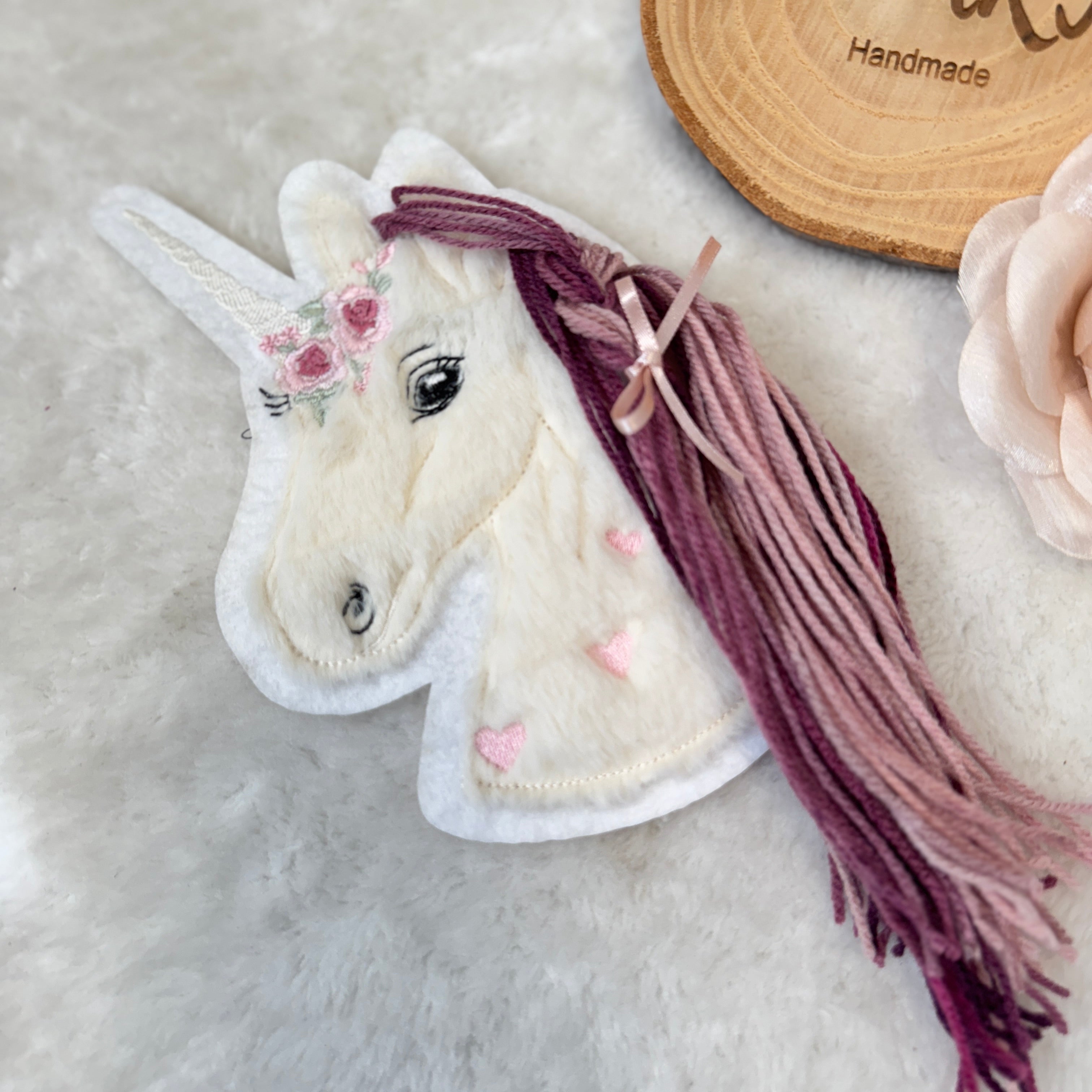 Einhorn Patch/Aufnäher - Maulbeere