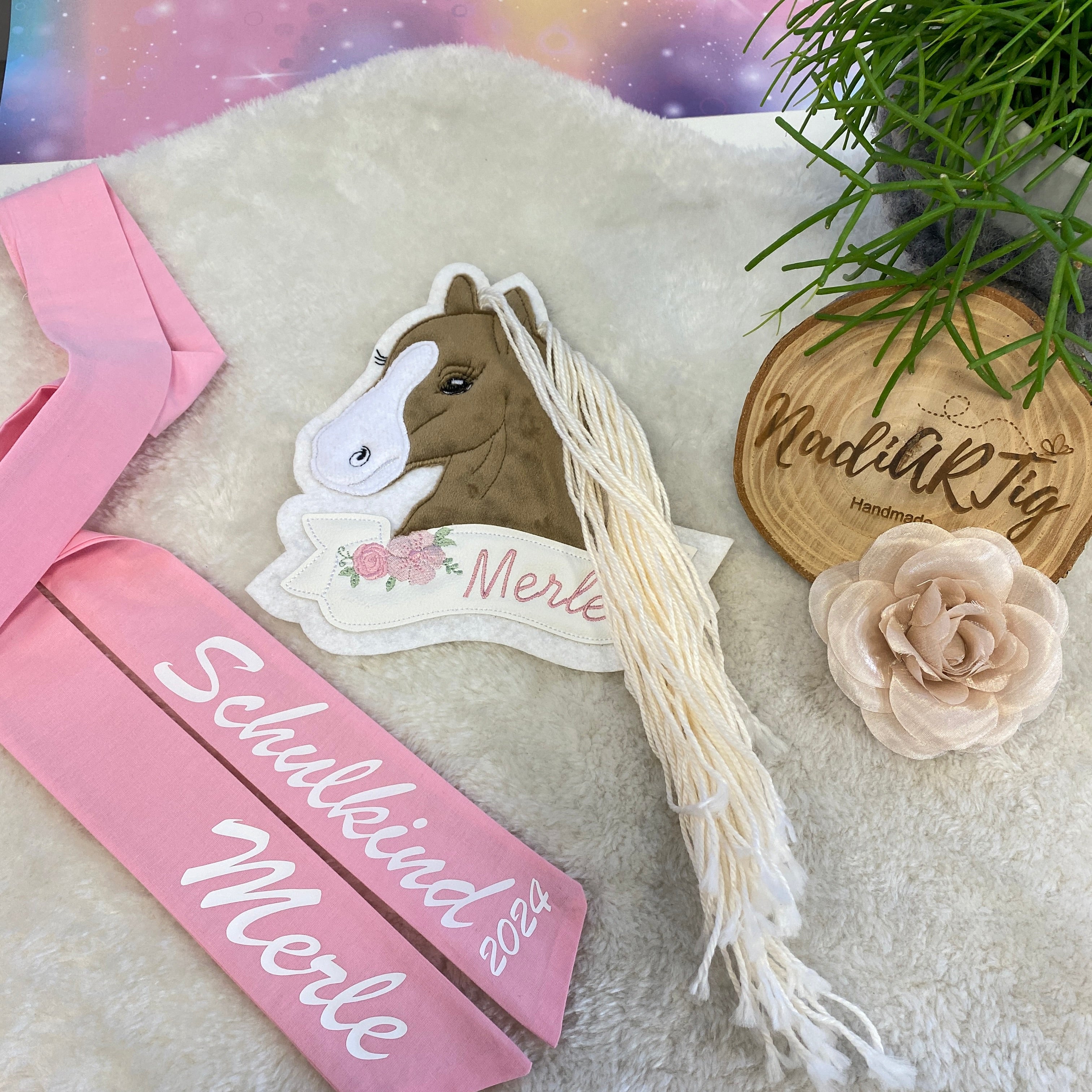 Einhorn #8 Patch/Aufnäher - Pink