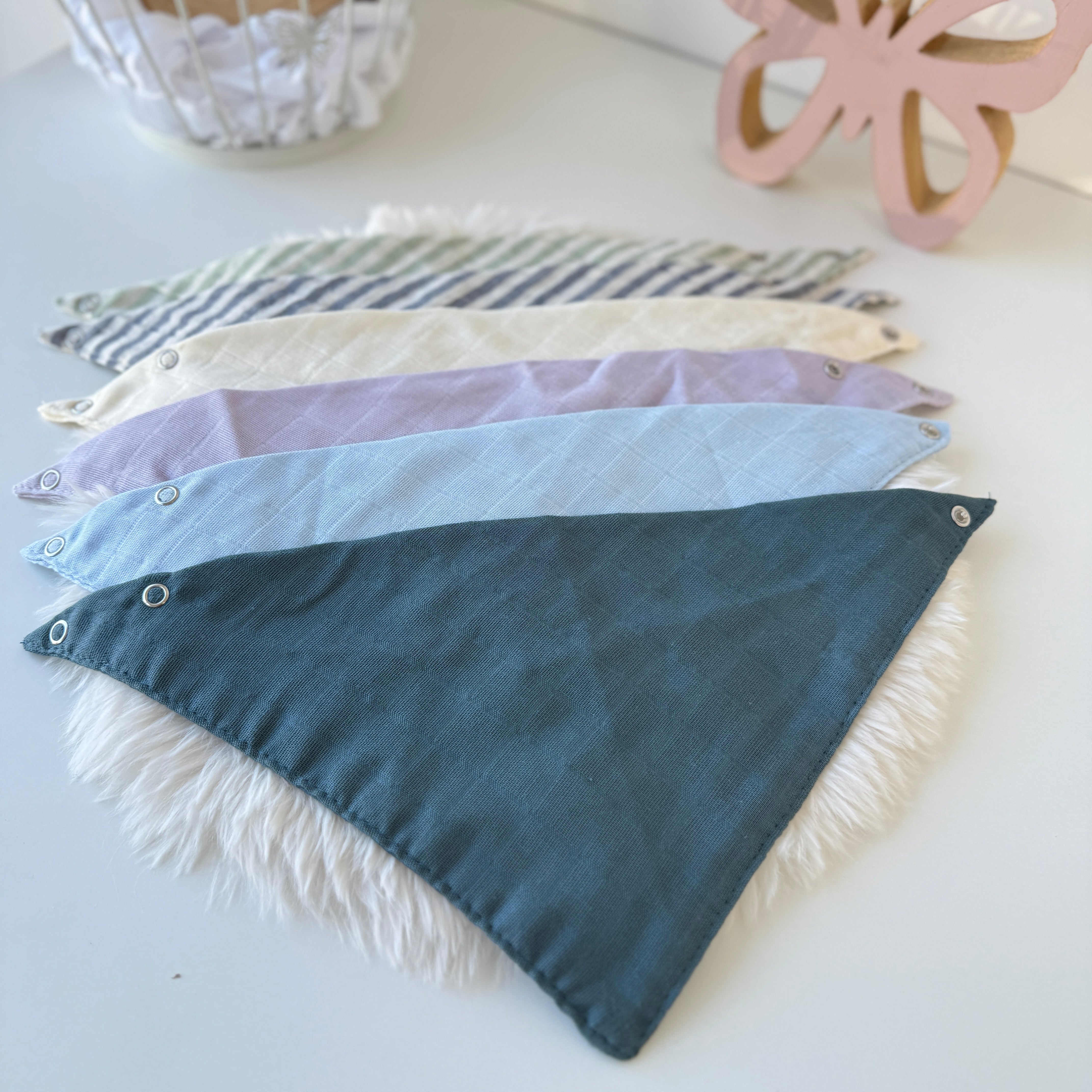 Baby Halstuch / Dreieckstuch - 4 Farben