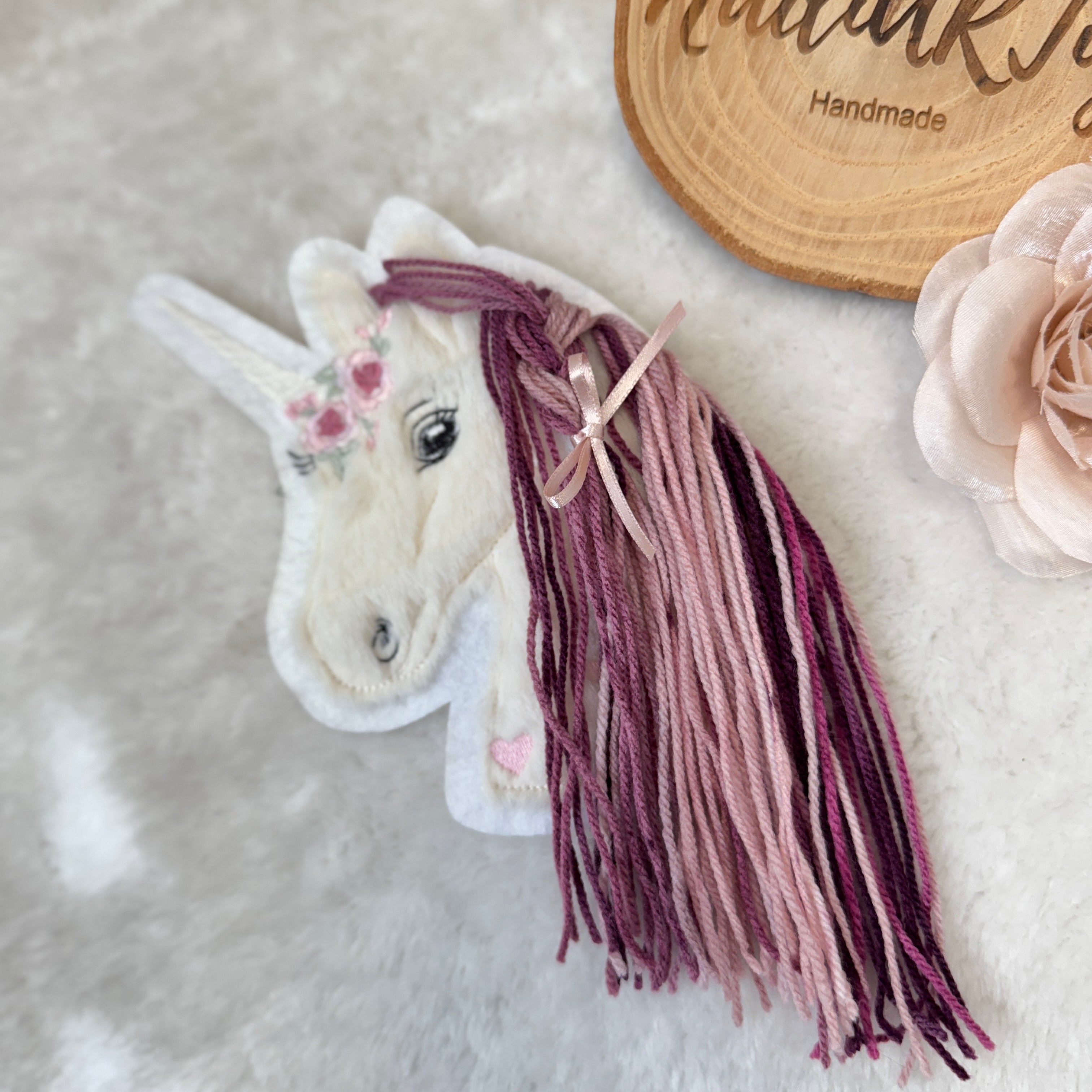 Einhorn Patch/Aufnäher - Maulbeere