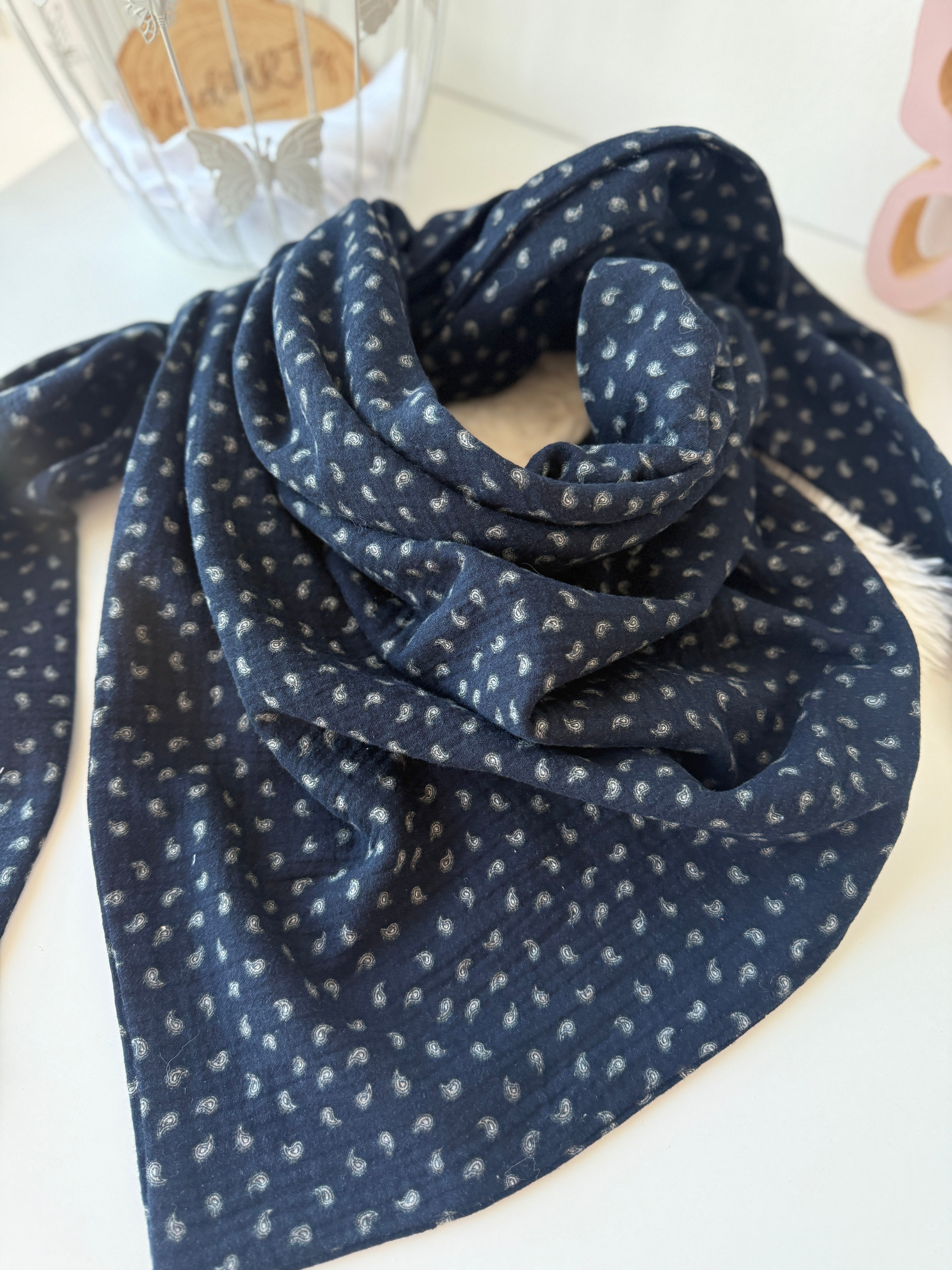 XXL Musselin Halstuch - Paisley