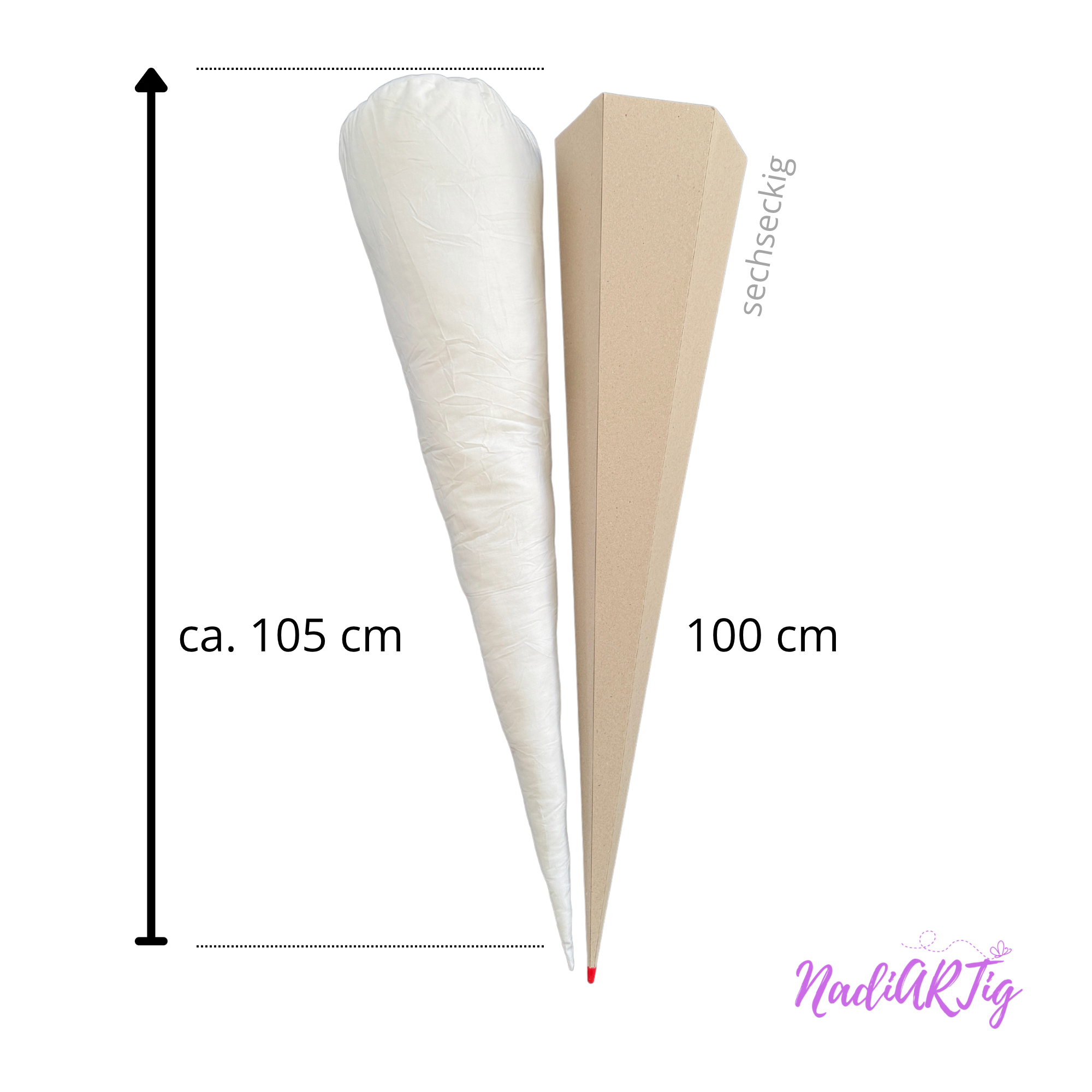 Zubehör: Schultüten Kissen, Füllkissen für die Zuckertüte 35 - 70 - 85 cm