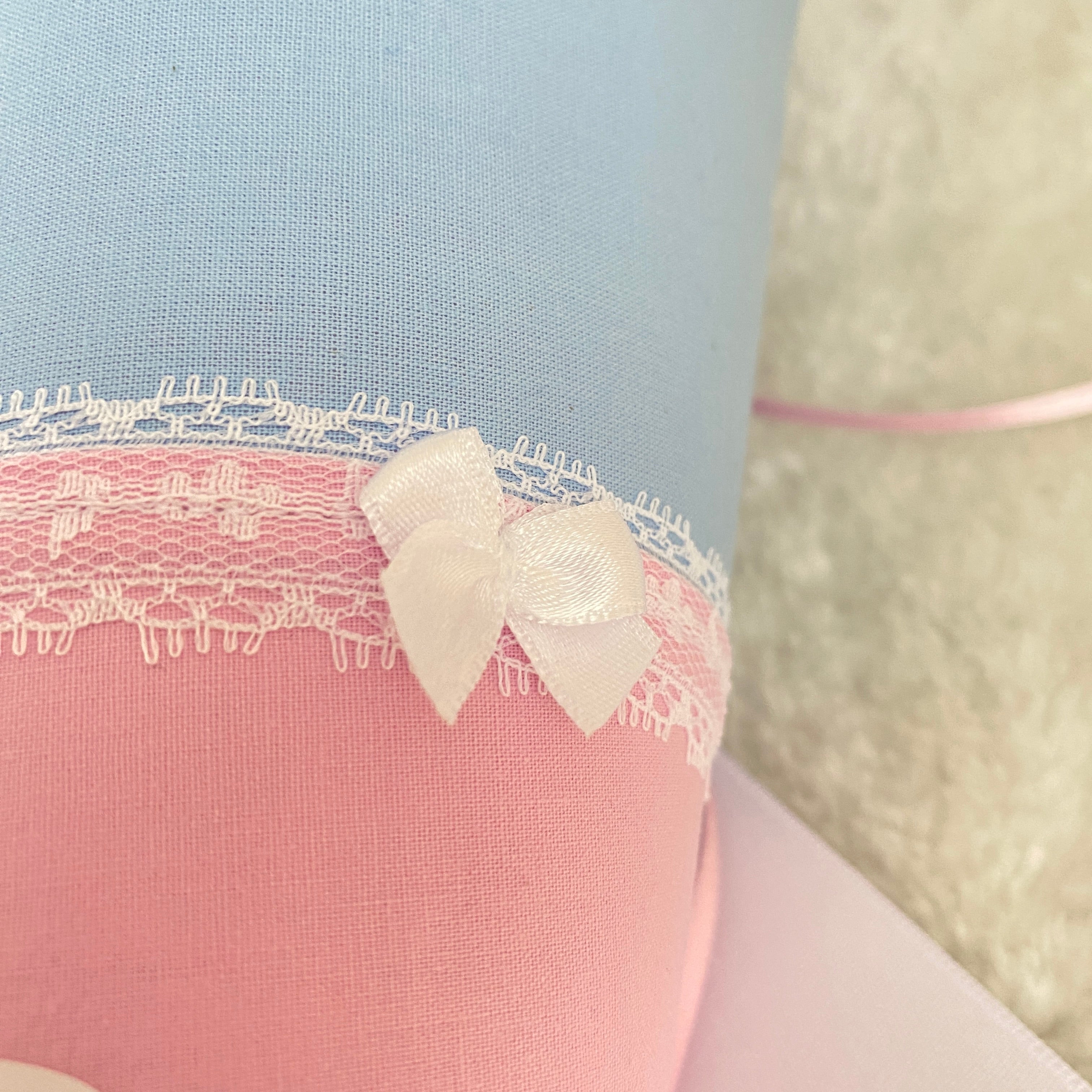 Geschwister-Schultüte hellblau/rosa