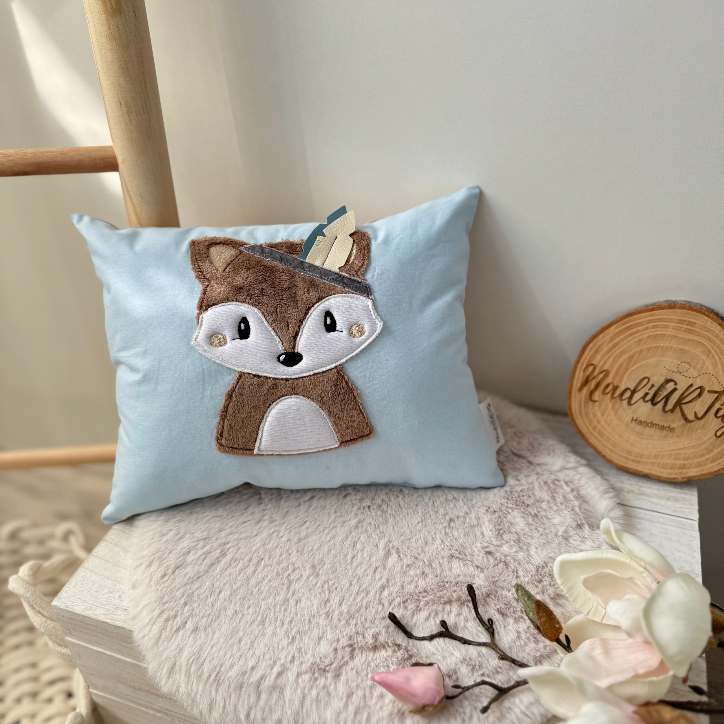 Namens Kissen, Geburtskissen, Baby Junge