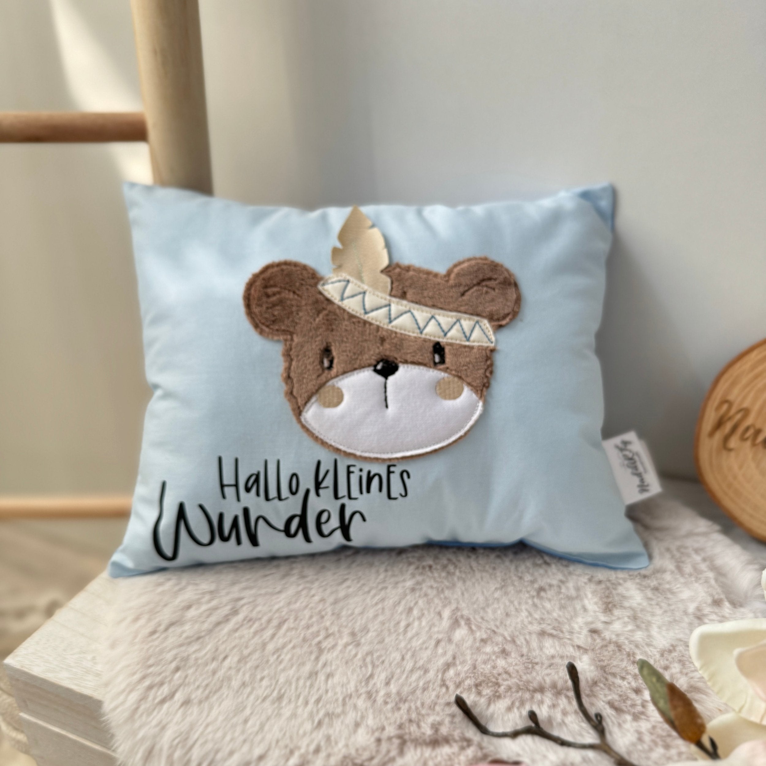 Namens Kissen, Geburtskissen, Geburt Baby Junge, Geschenk zur Geburt, Geschenk zur Taufe,