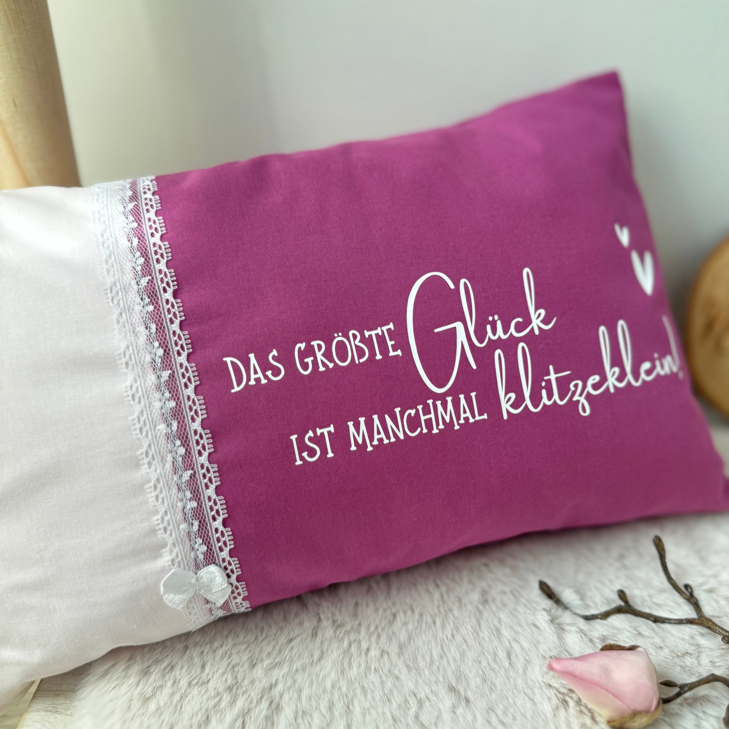 Kissen zur Geburt - Spruch