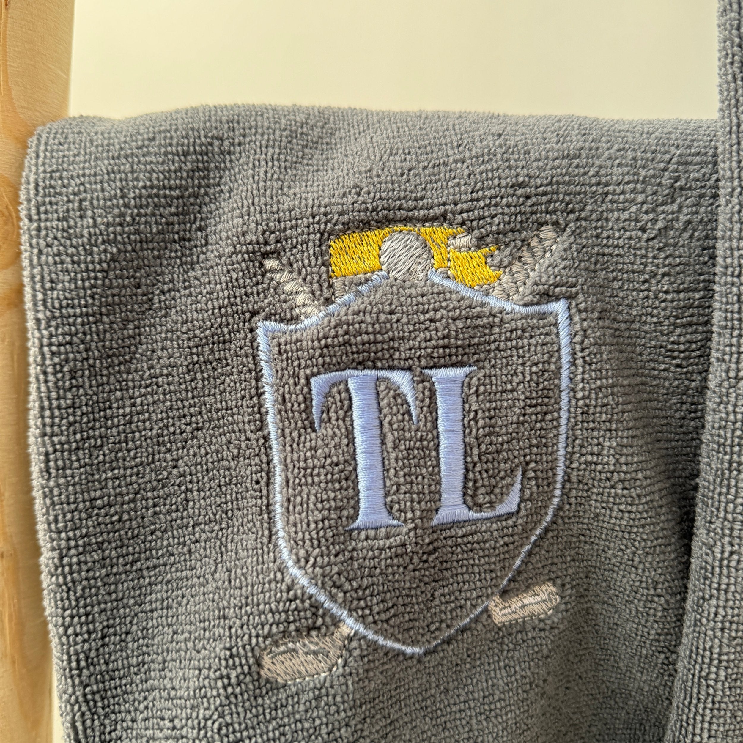 Mikrofaser-Golftuch bestickt mit Initialen