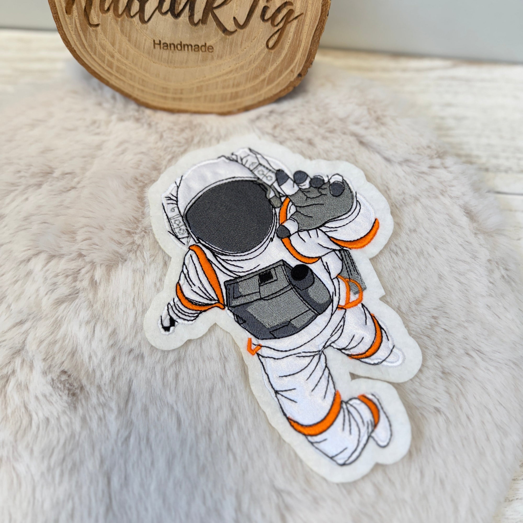 Astronaut Rakete Patch/Aufnäher