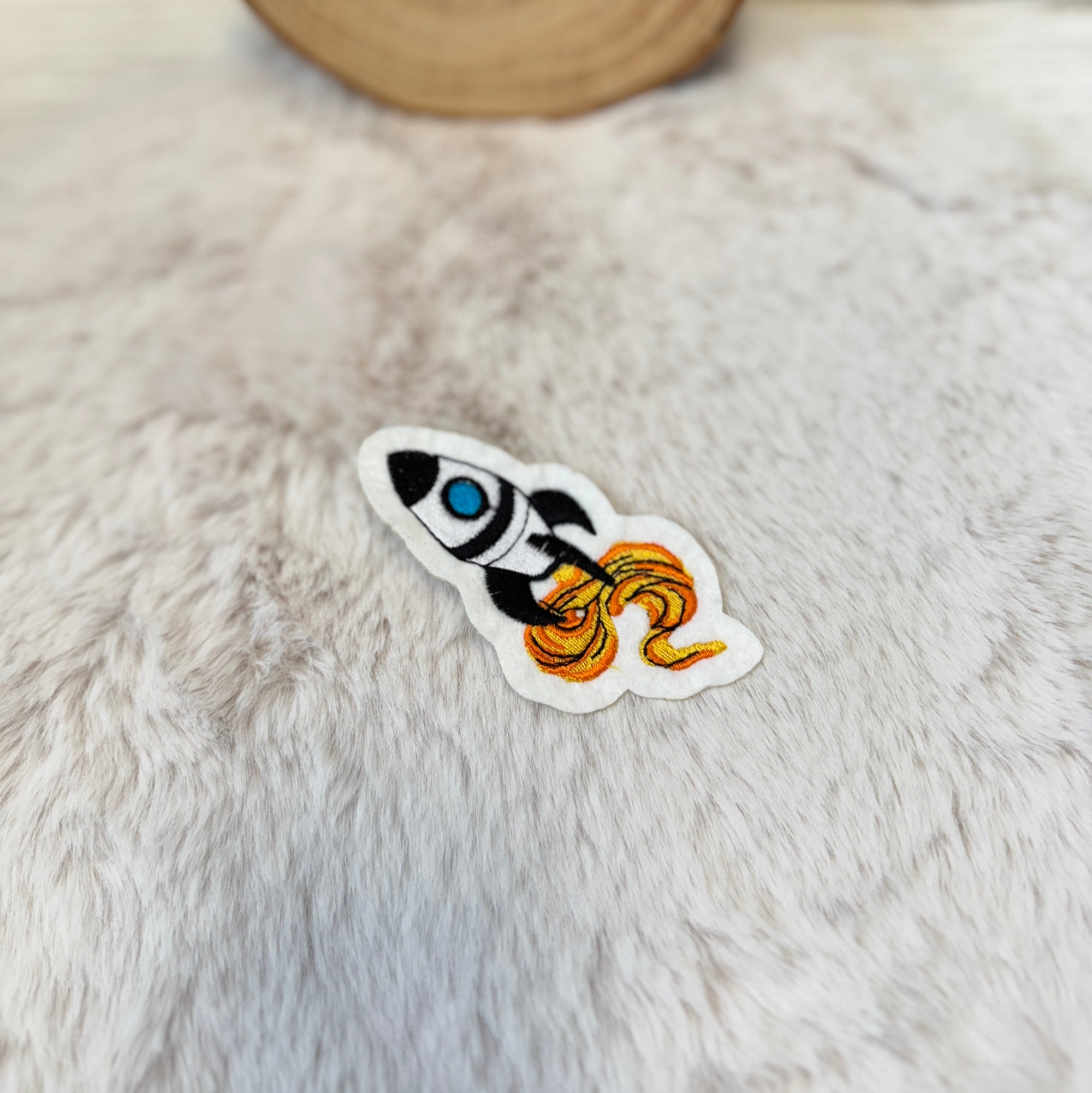 Astronaut Rakete Patch/Aufnäher