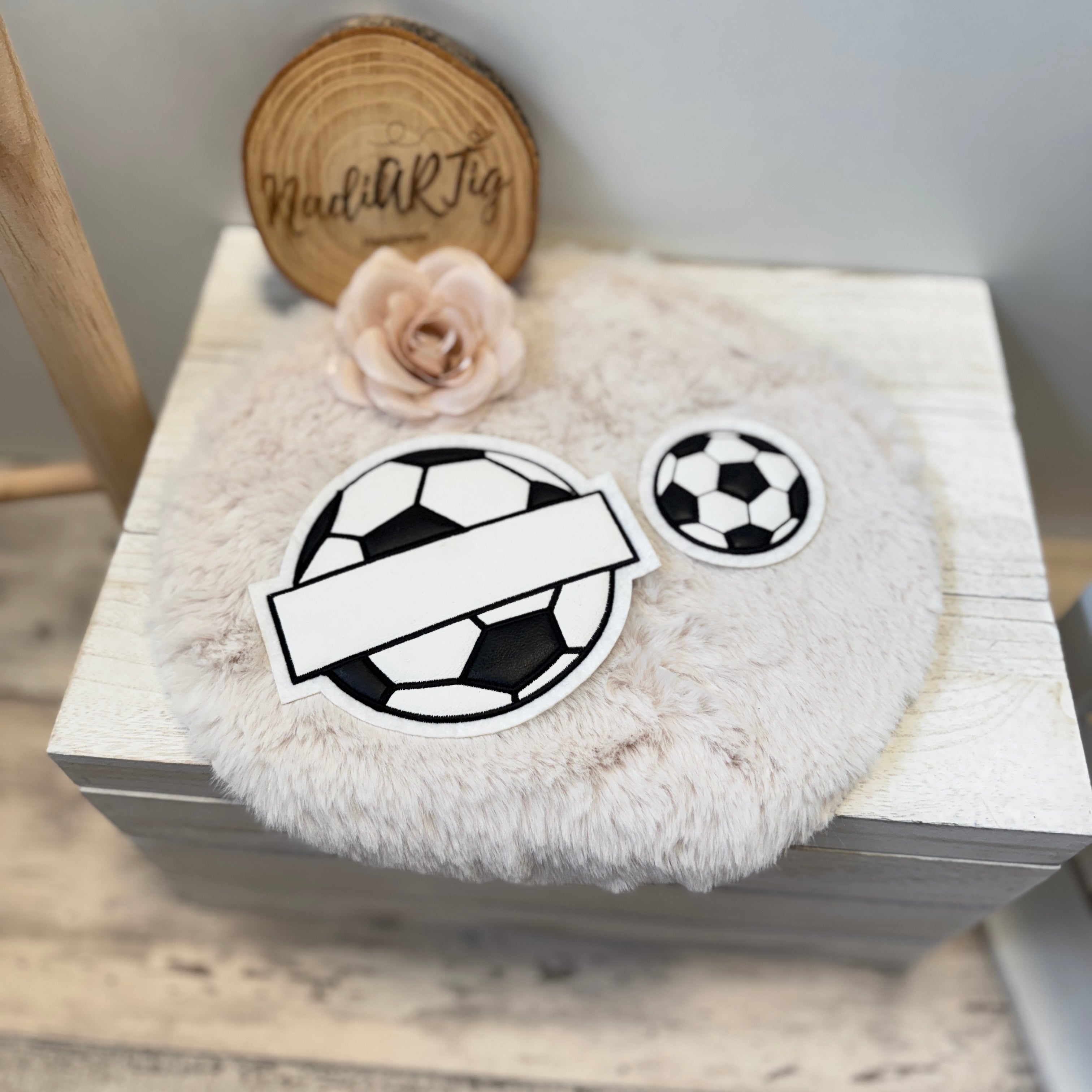 Fußball Patch/Aufnäher in 2 Größen