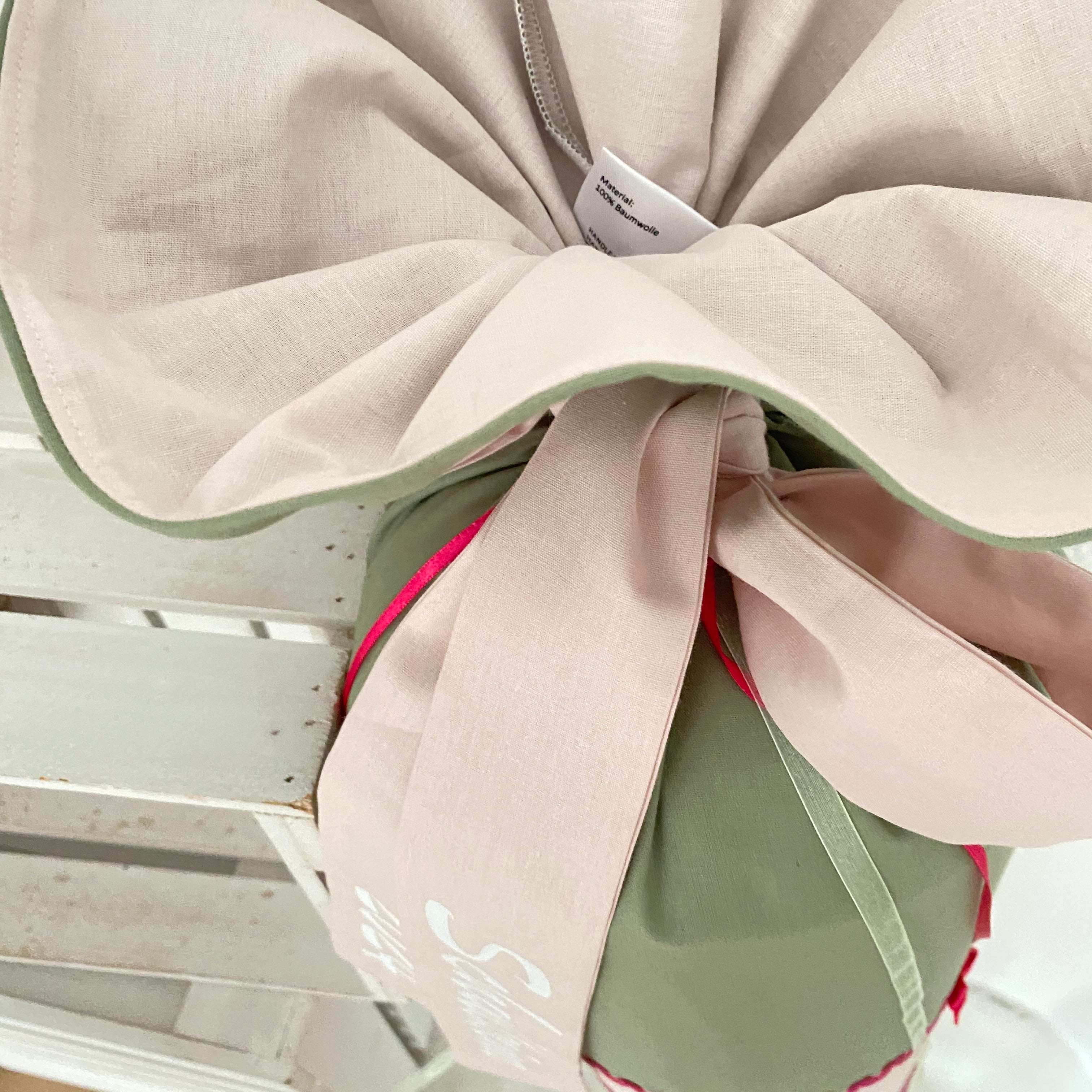 Schultüte Waldtiere in grün / puderrosé