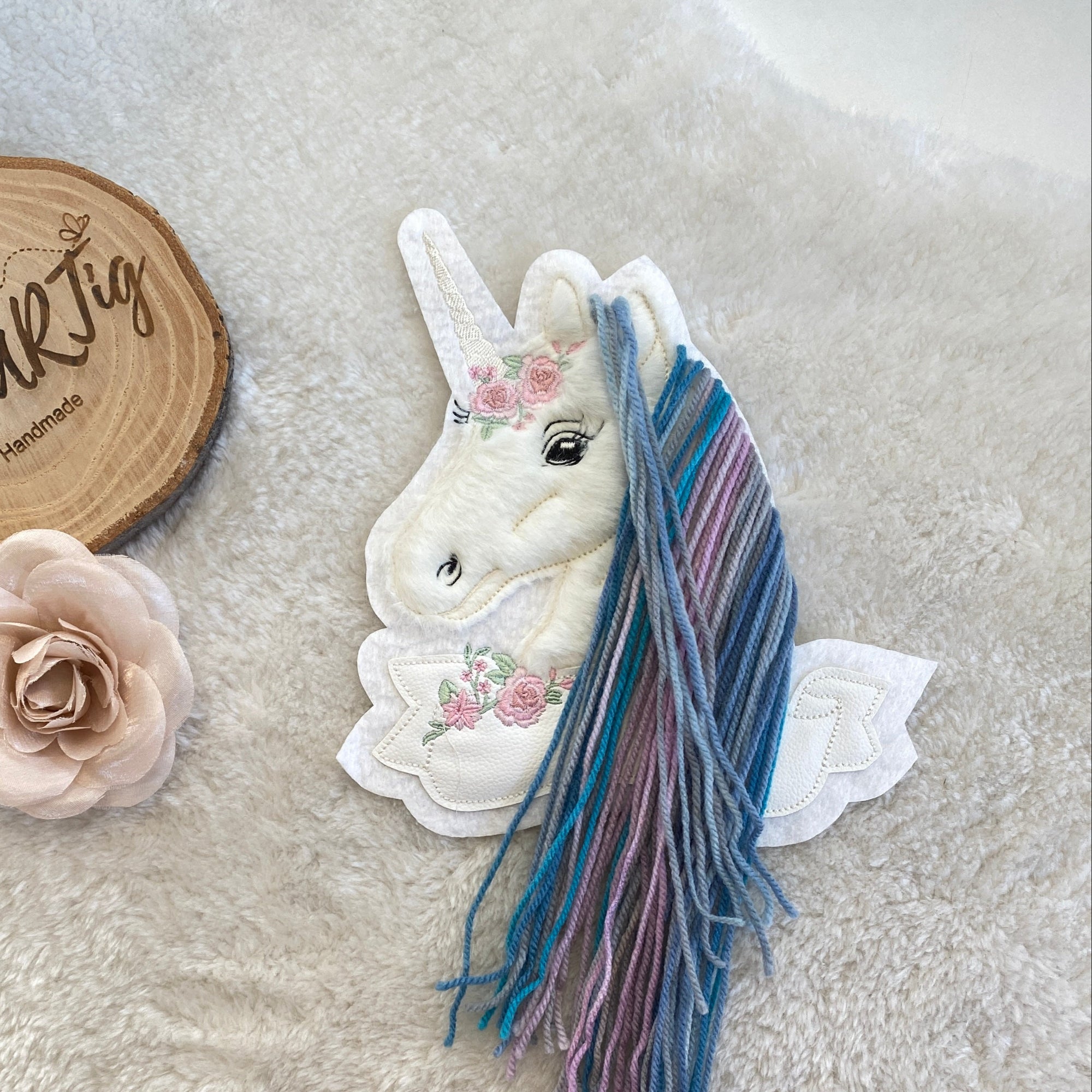 Einhorn #4 Patch/Aufnäher - Indigo