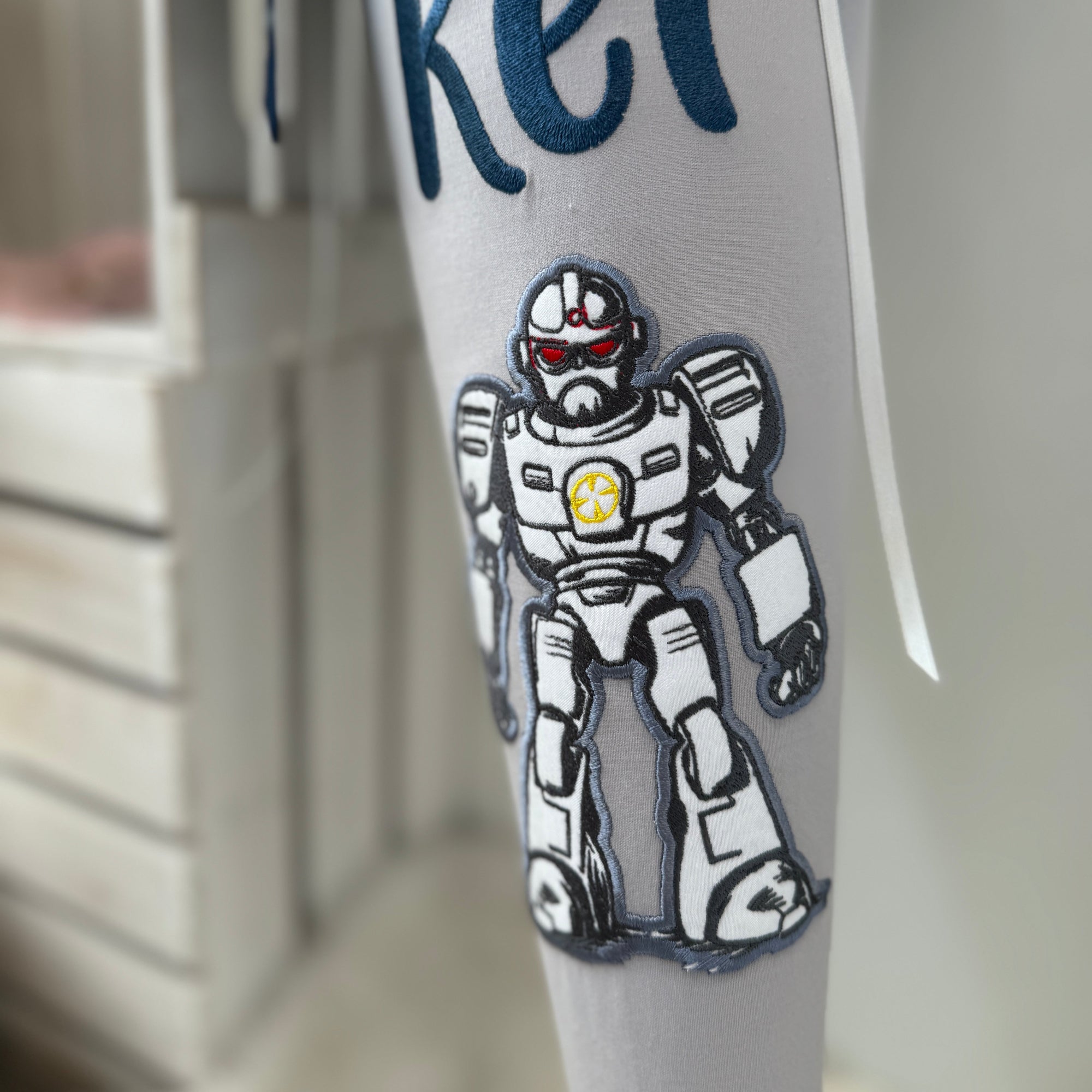Schultüte Roboter in dunkelblau/steingrau