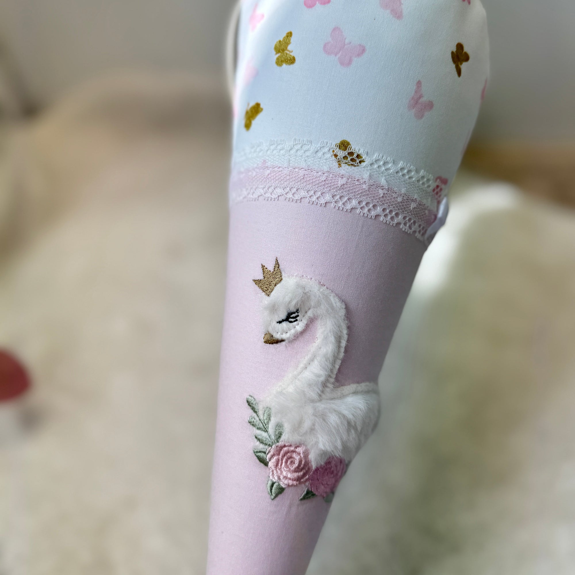 Kindergarten Schultute Schwan in rosa