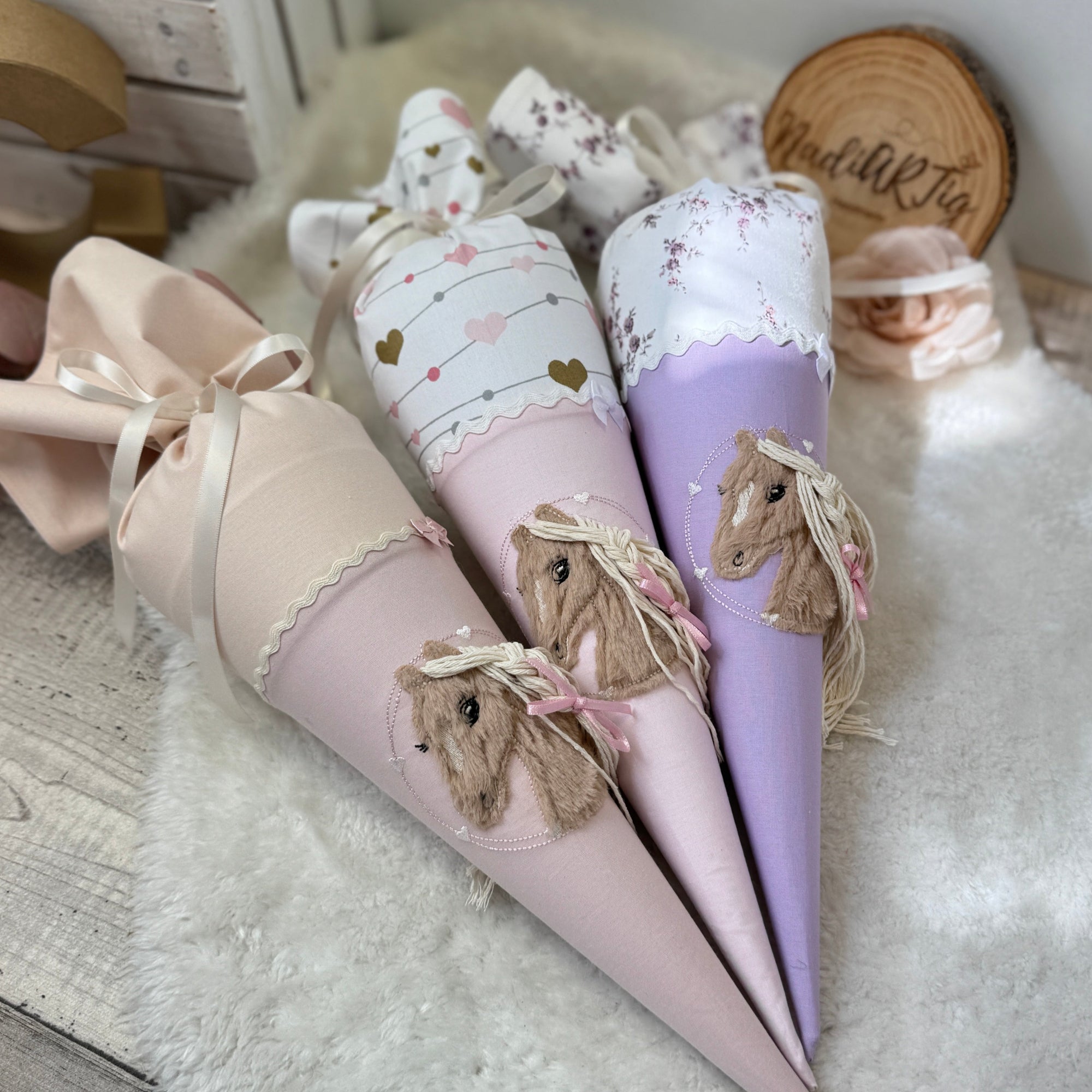 Kindergarten Schultute braunes Pferd