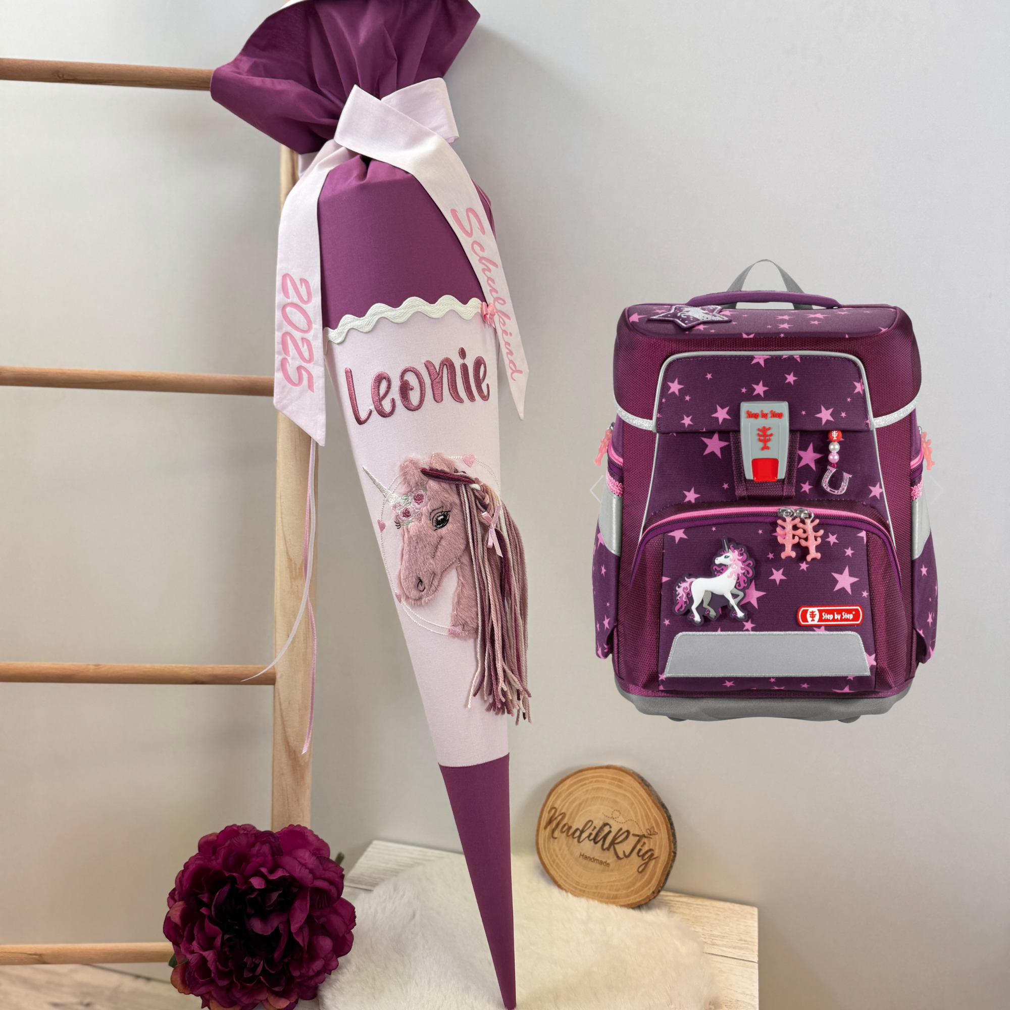 Schultüte Step by Step Unicorn Nuala beere