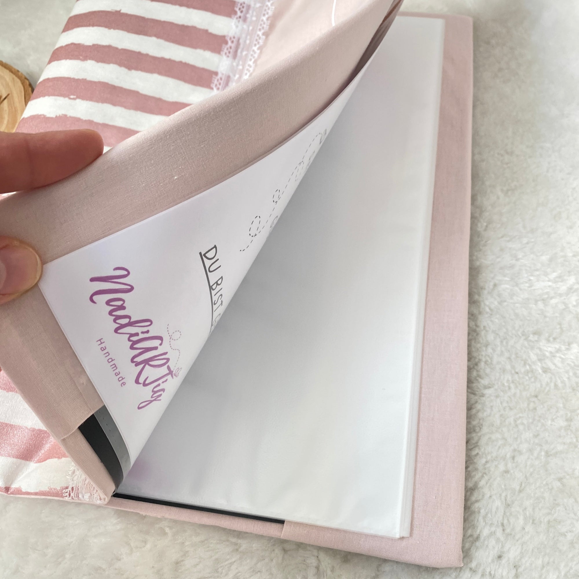 Schultüte Stoff Mädchen Fee rosegold