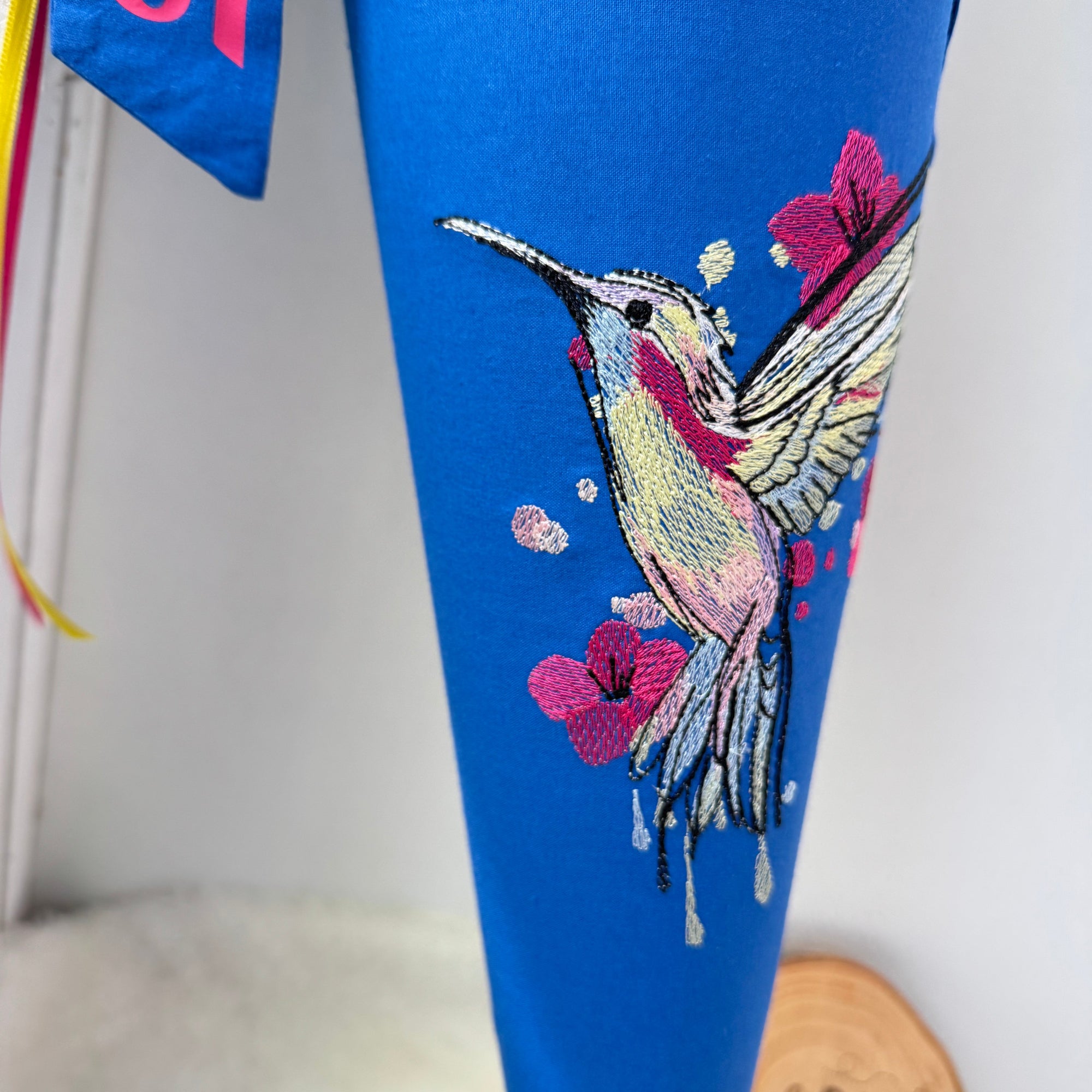 Schultuete Kolibri in blau 2