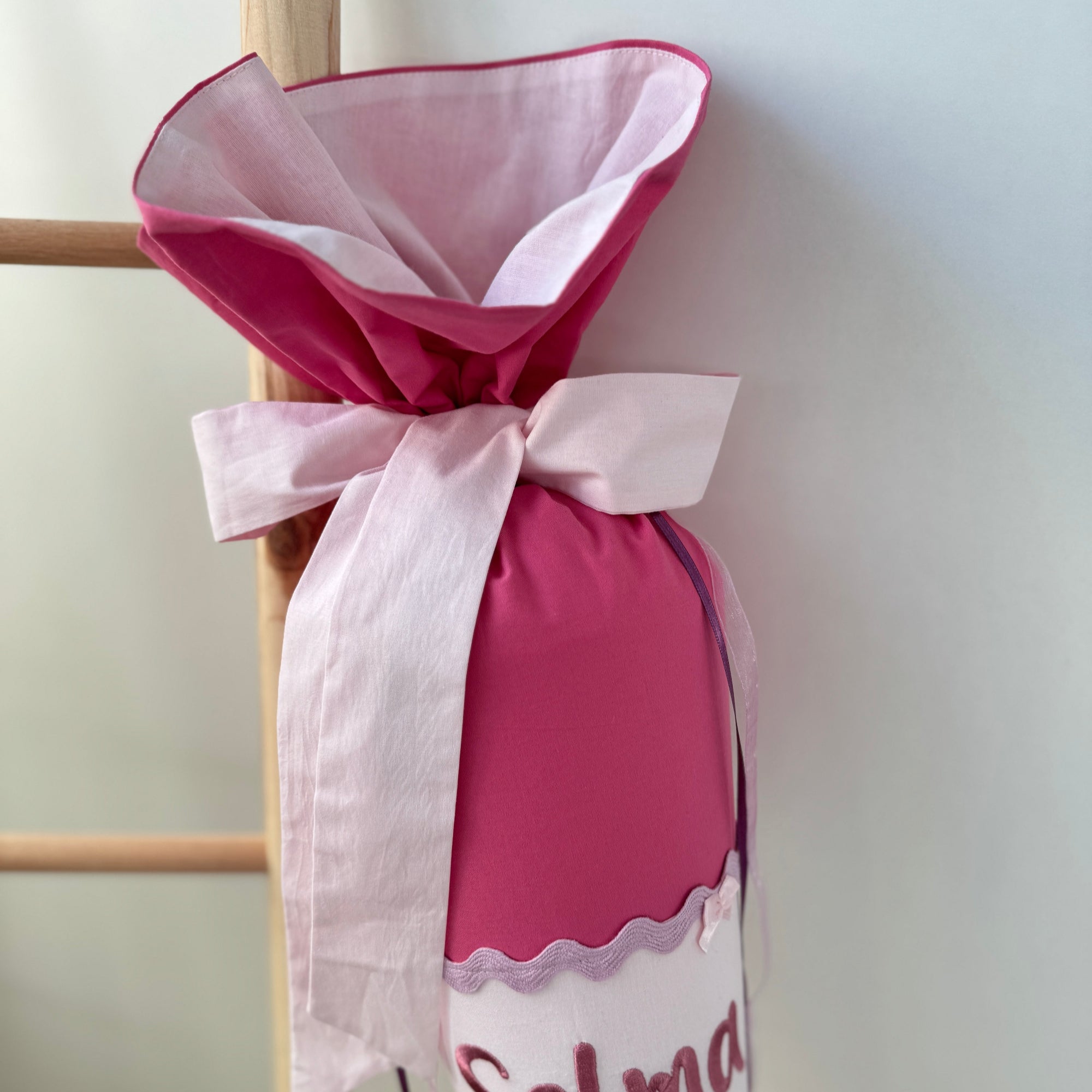 Schultuete einhorn Himbeere