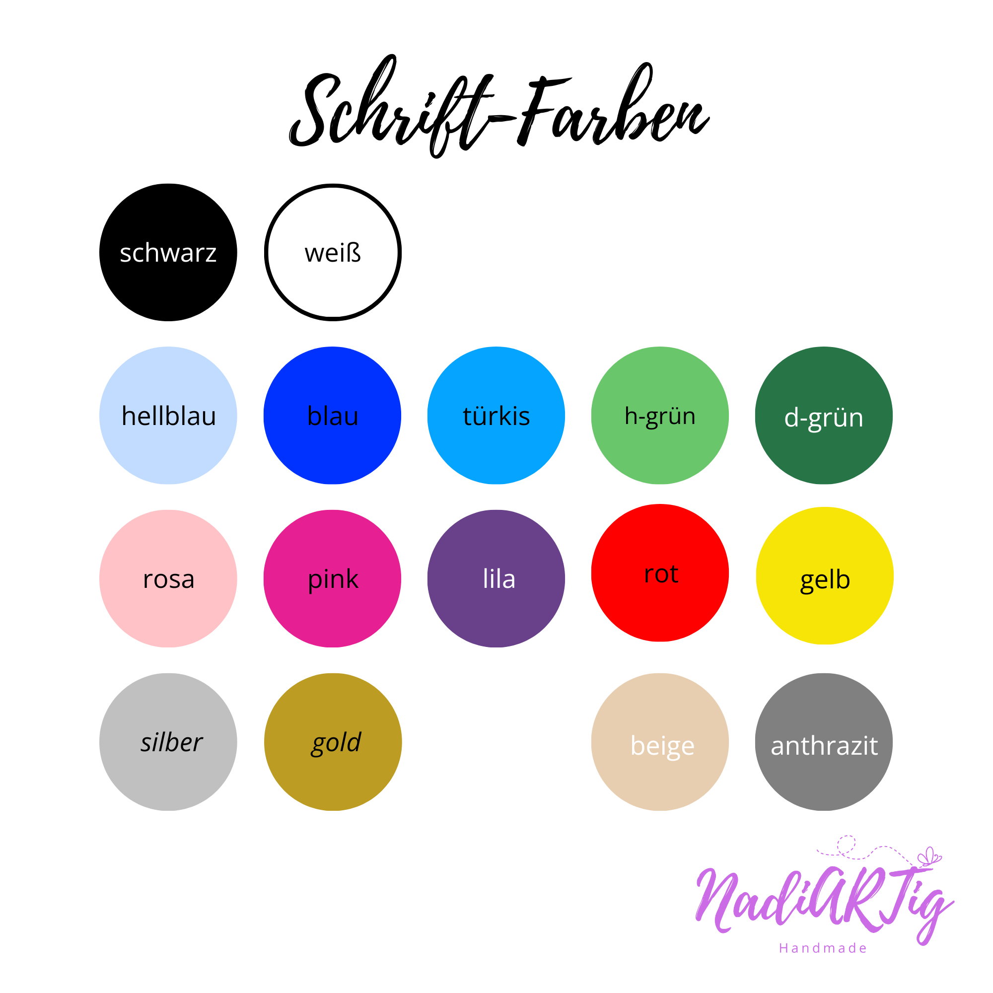 Satin-Stoffschleife für die Schultüte | Schultütenschleife mit Namen