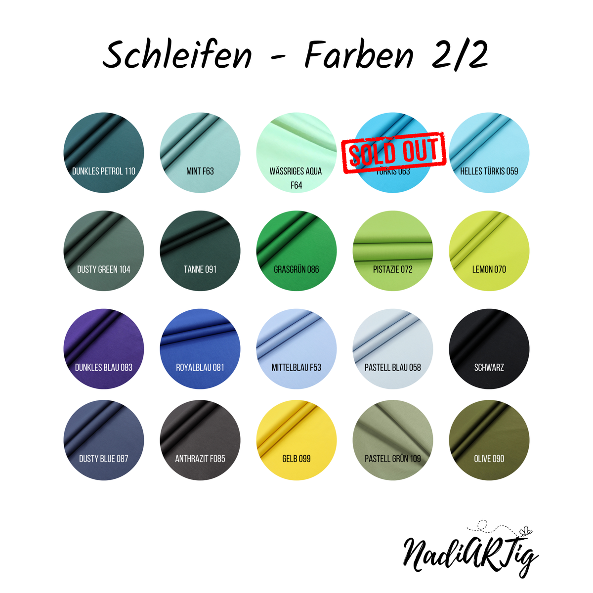 Baumwoll-Stoff-Schleife für die Schultüte | Schultütenschleife mit Namen