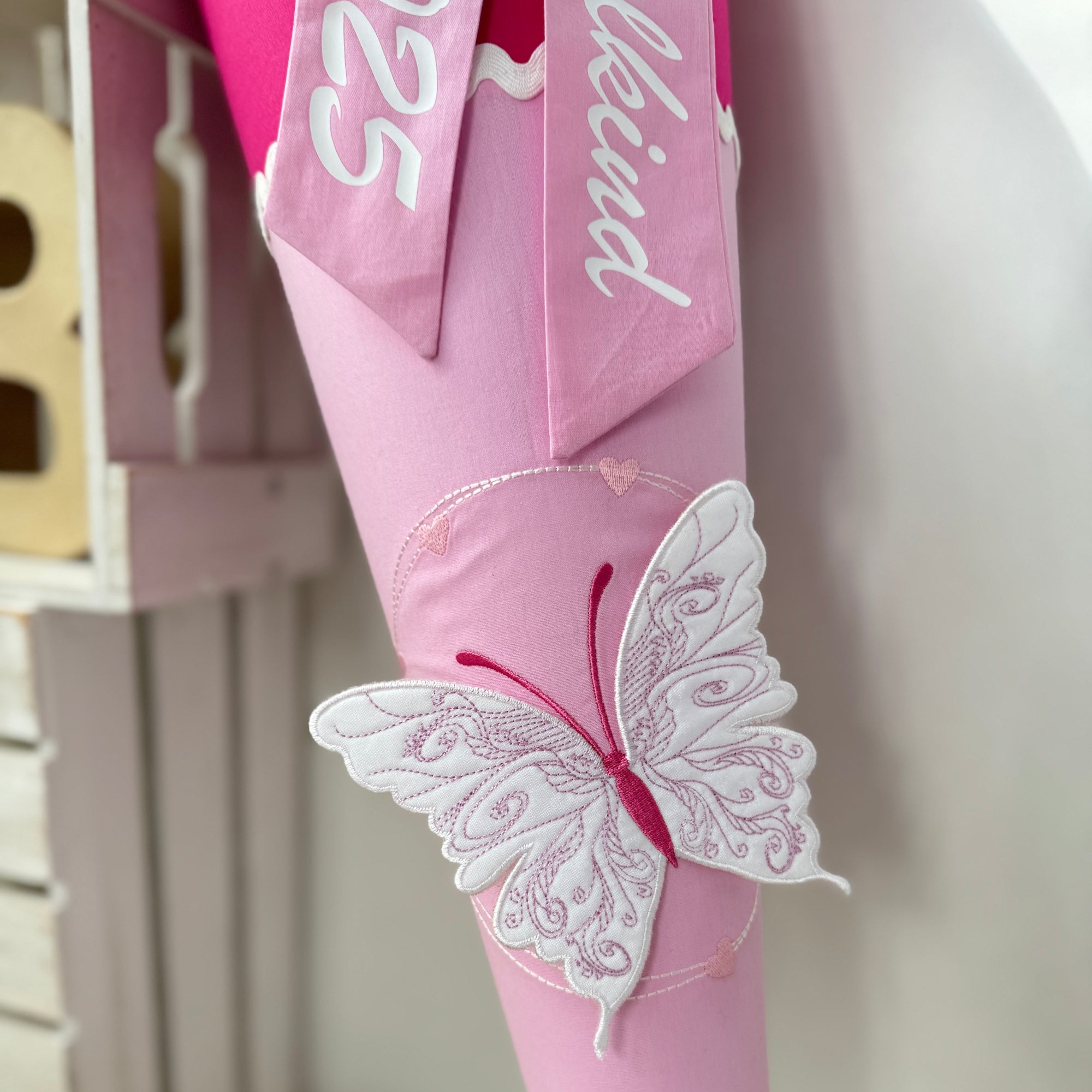 Schultute_3D_Schmetterling_pink_roasa