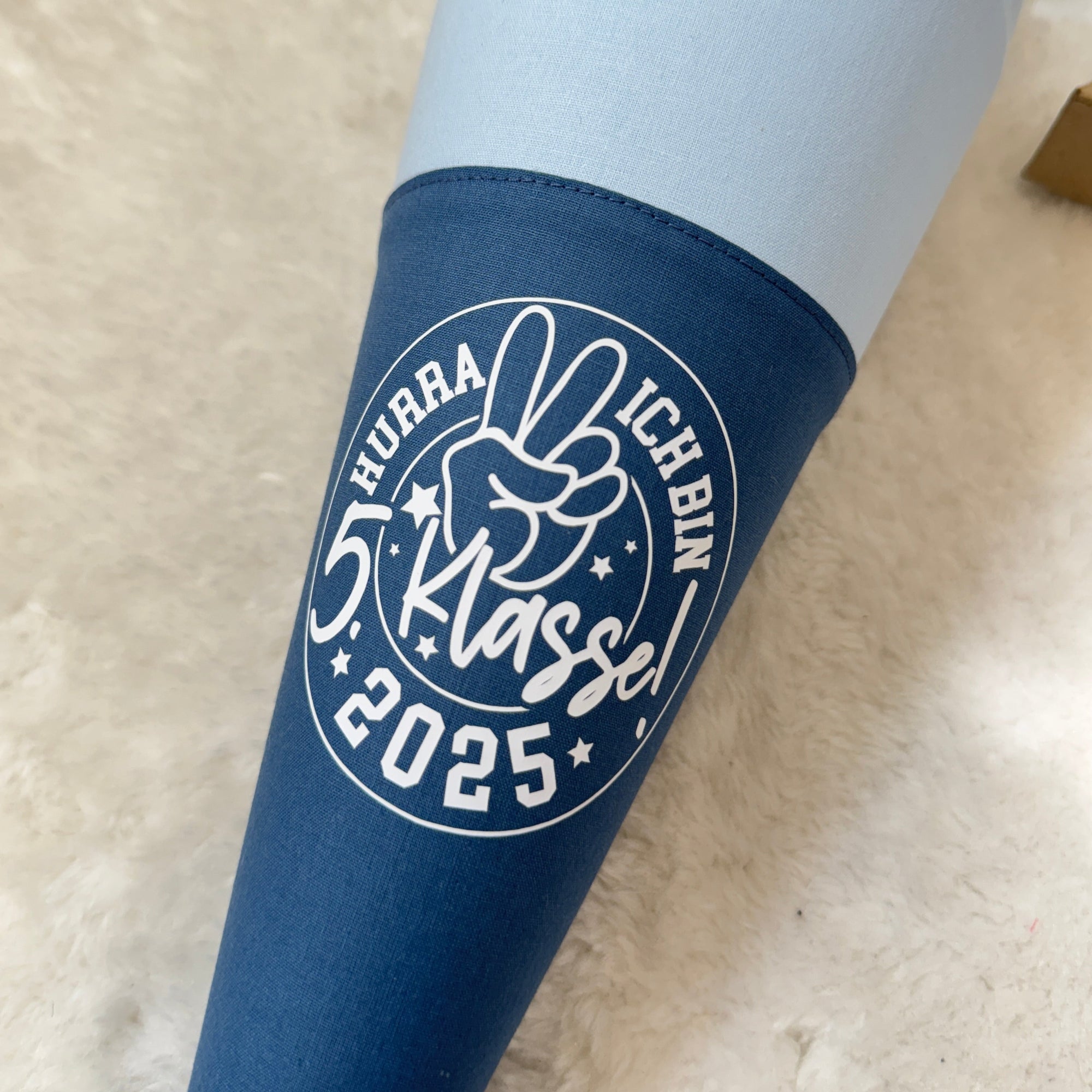 Schultute 5 Klasse blau