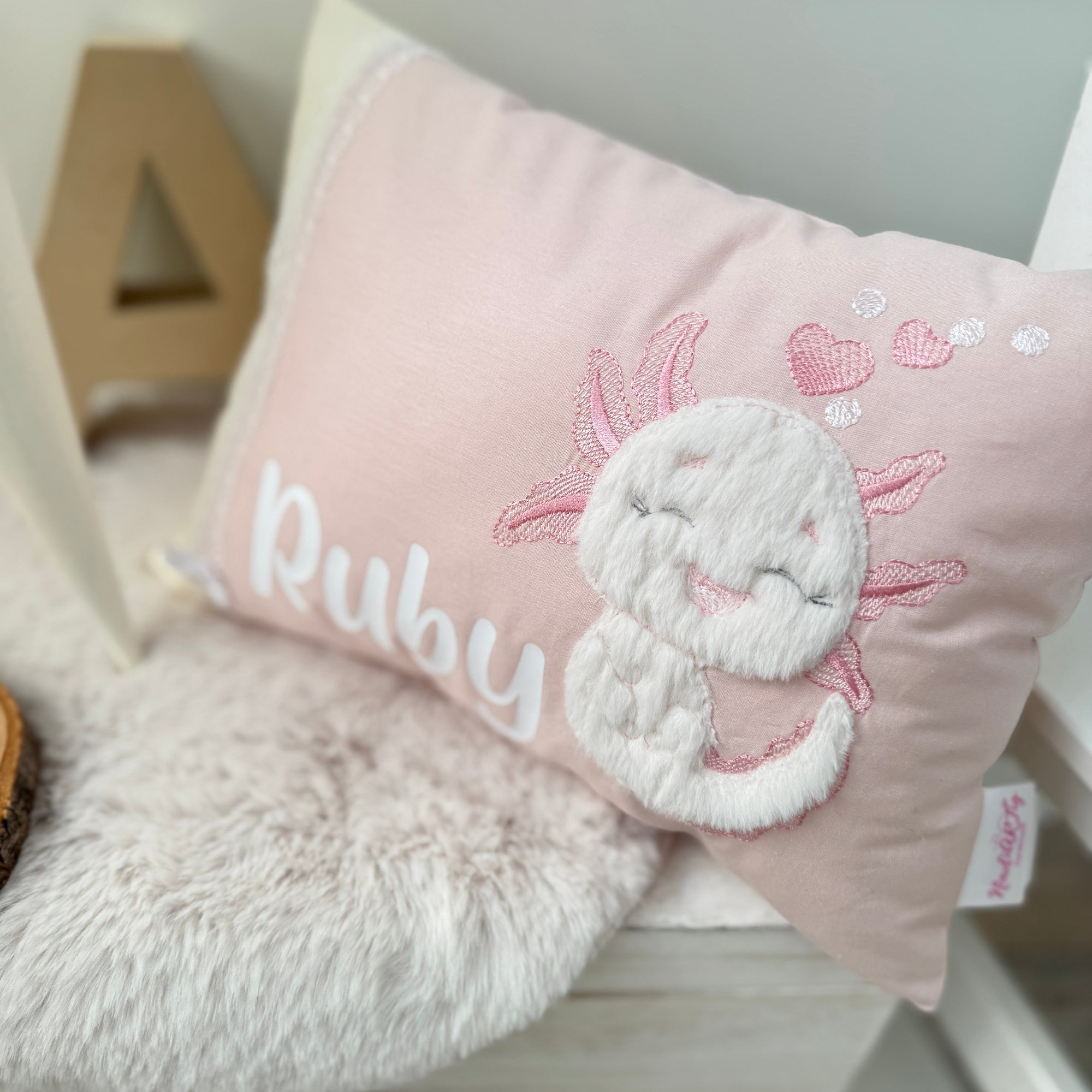 Schultute Axolotl Fisch albino rosa