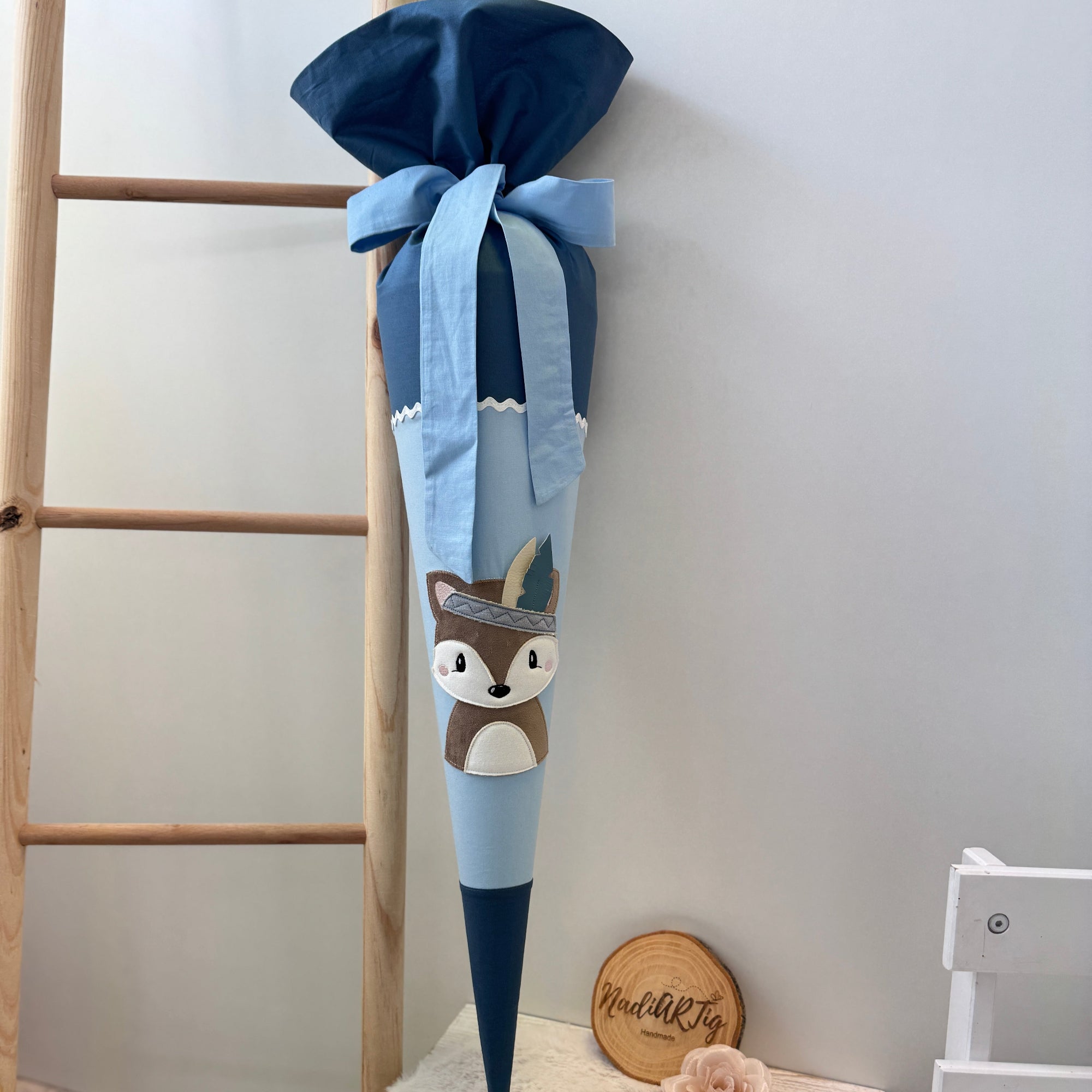 Schultute Boho fuchs blau