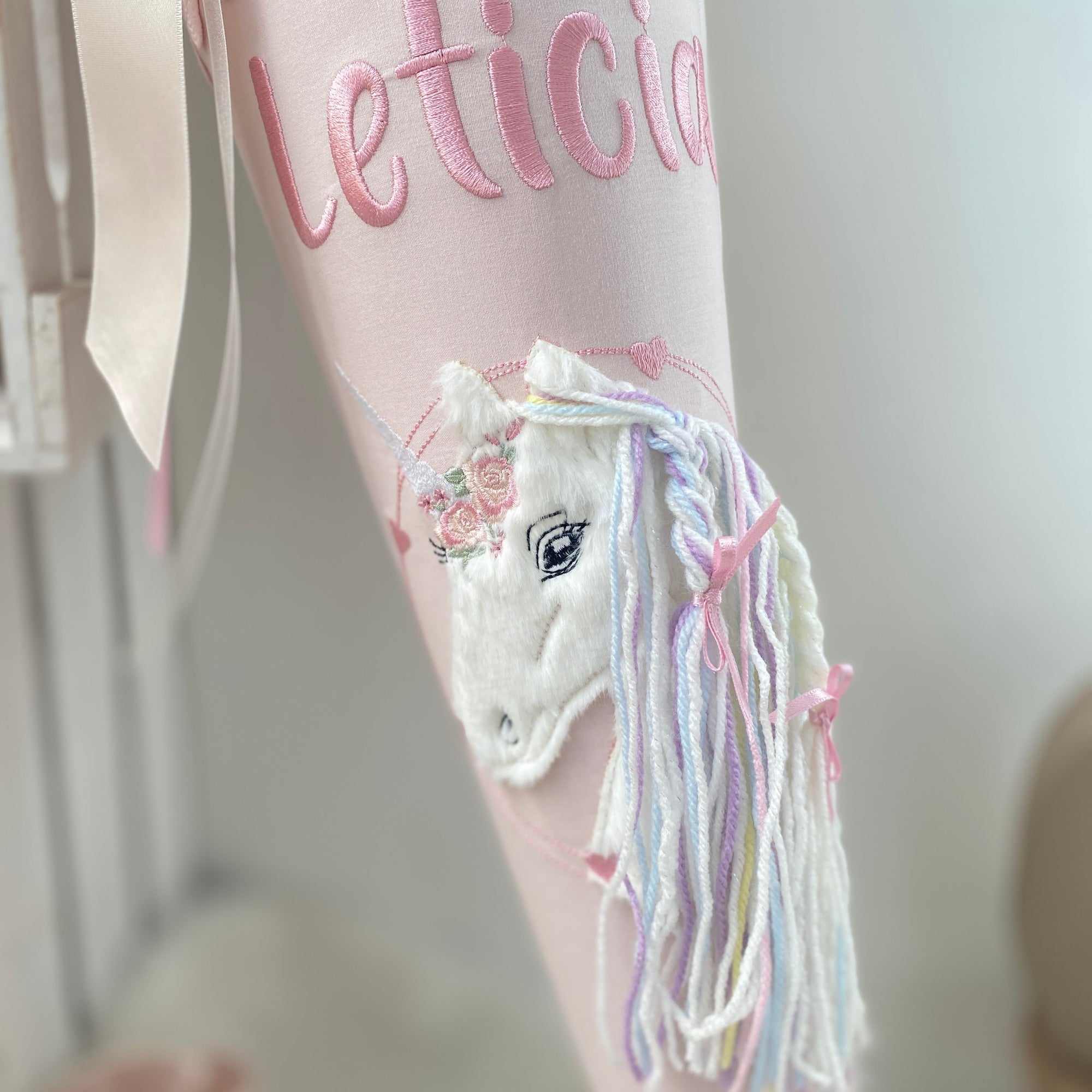 Schultute Einhorn mit Pastell Mahne