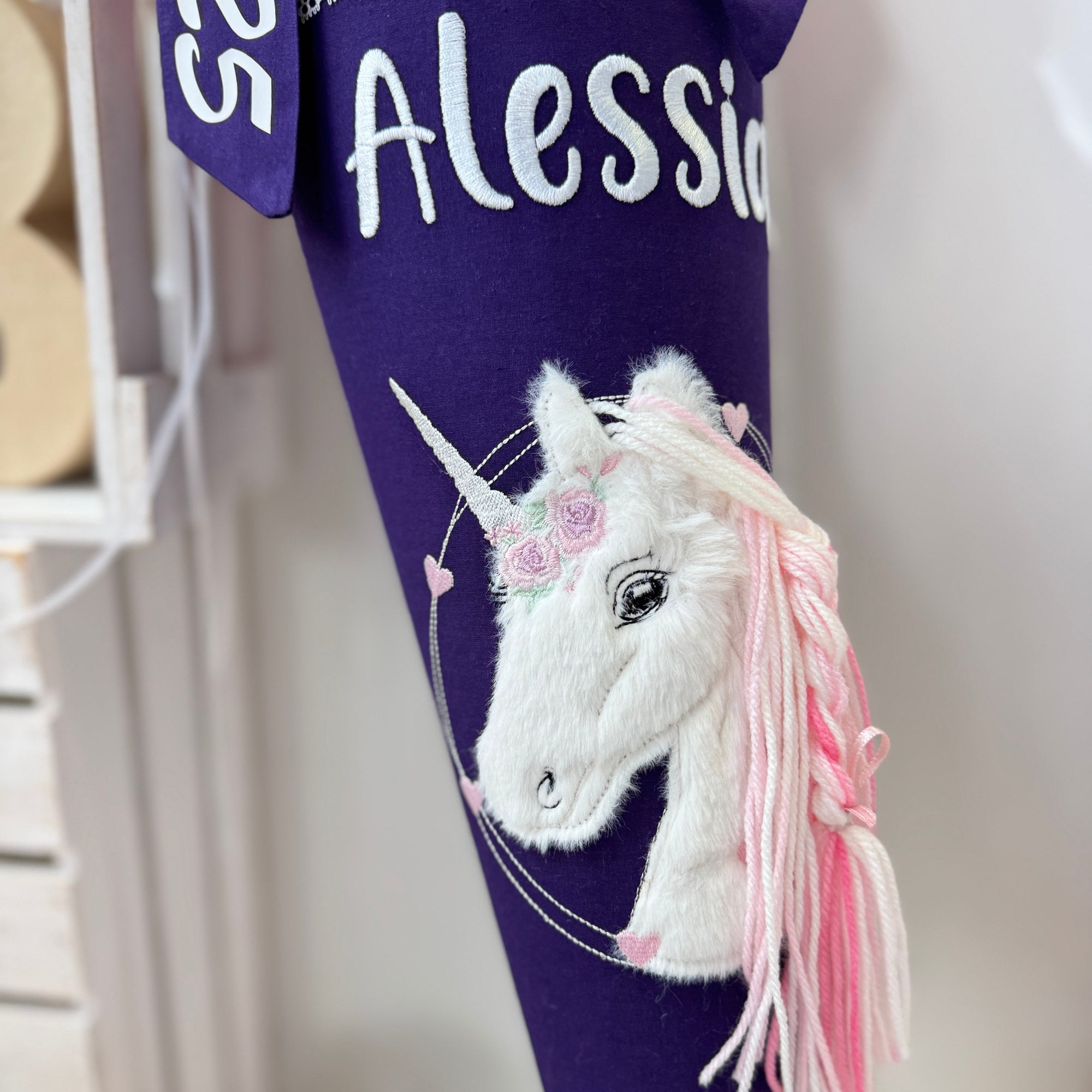 Schultute Ergobag Sternguckbar einhorn rosa lila