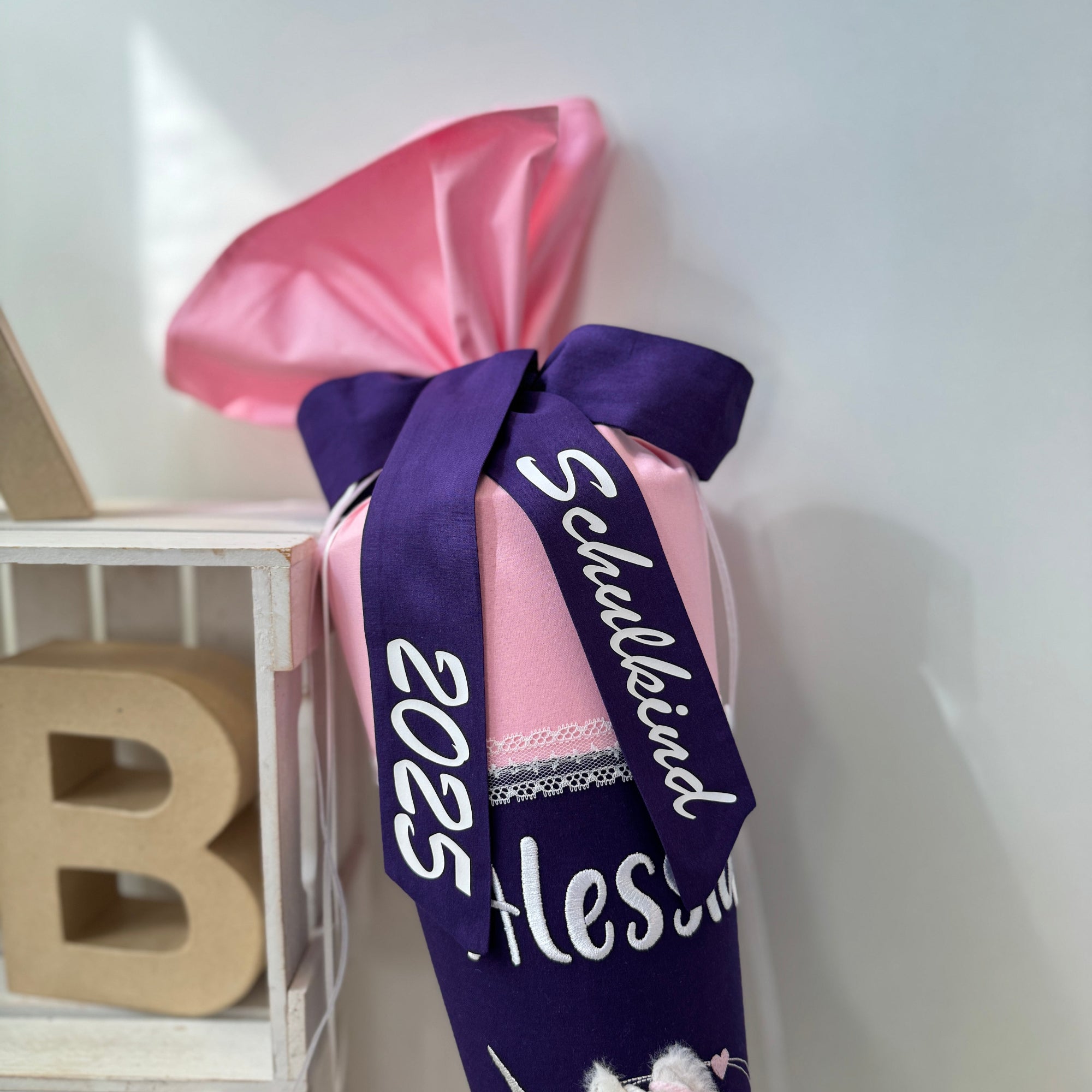 Schultute Ergobag Sternguckbar einhorn rosa lila