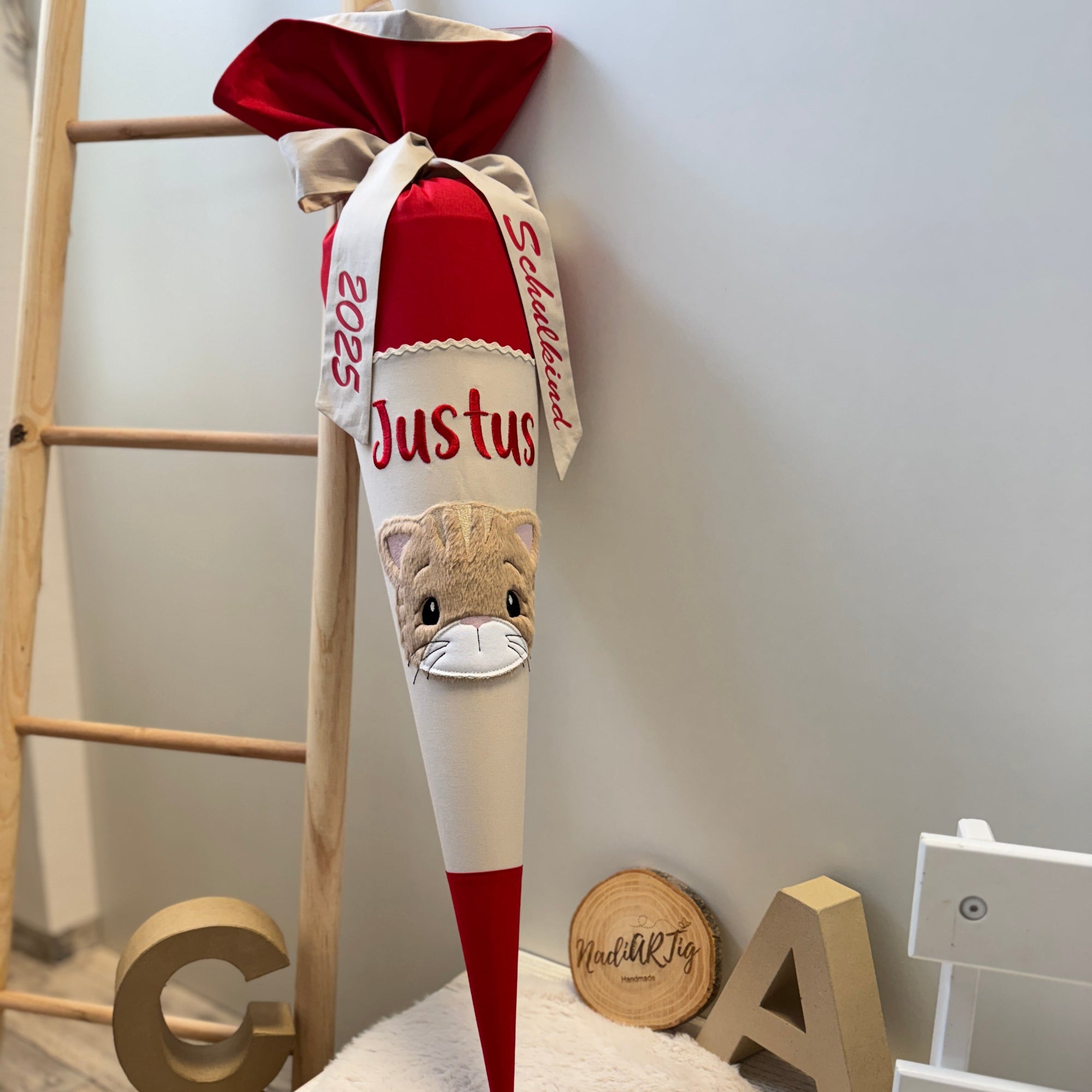 Schultute junge katze rot beige