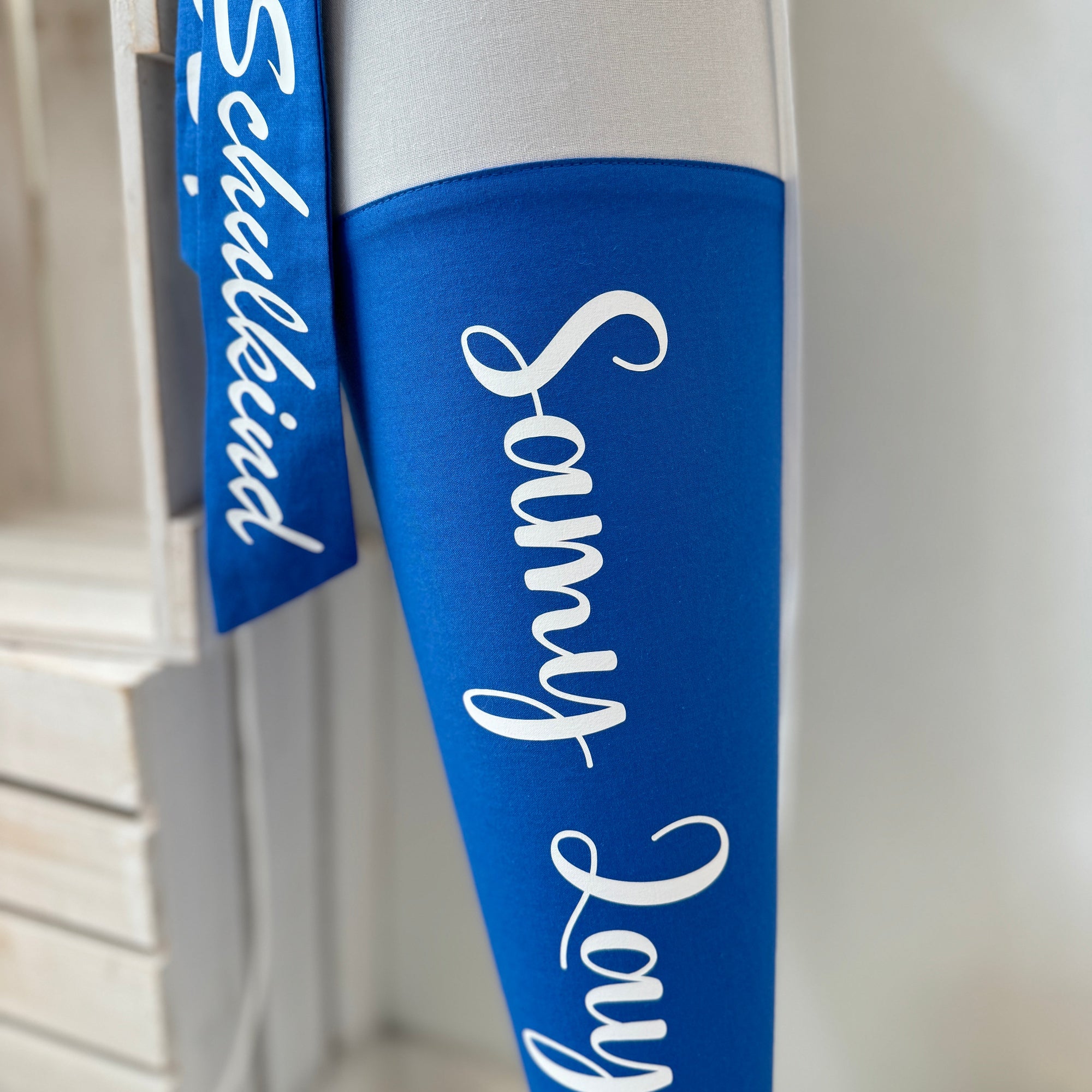 Schultute junge royalblau mit Namen