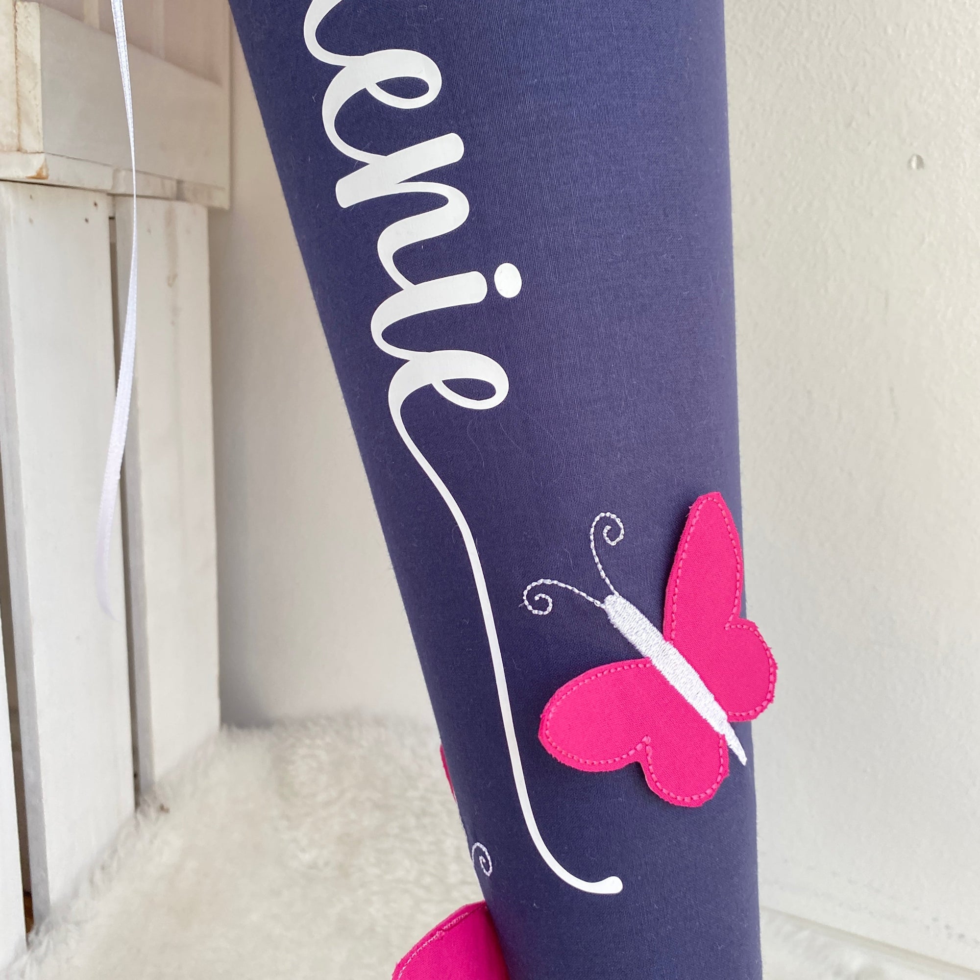 Schultute klassik in pink dunkelblau