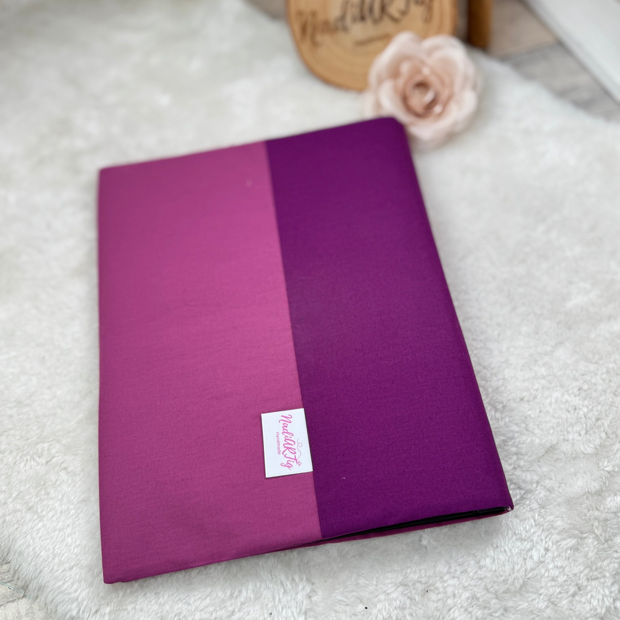 Zeugnismappe dunkle Beere