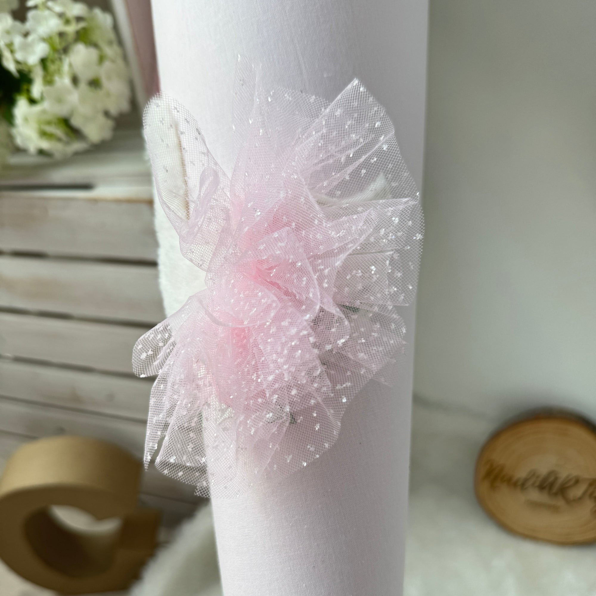 Zuckertüte Schwan in zartem rosé